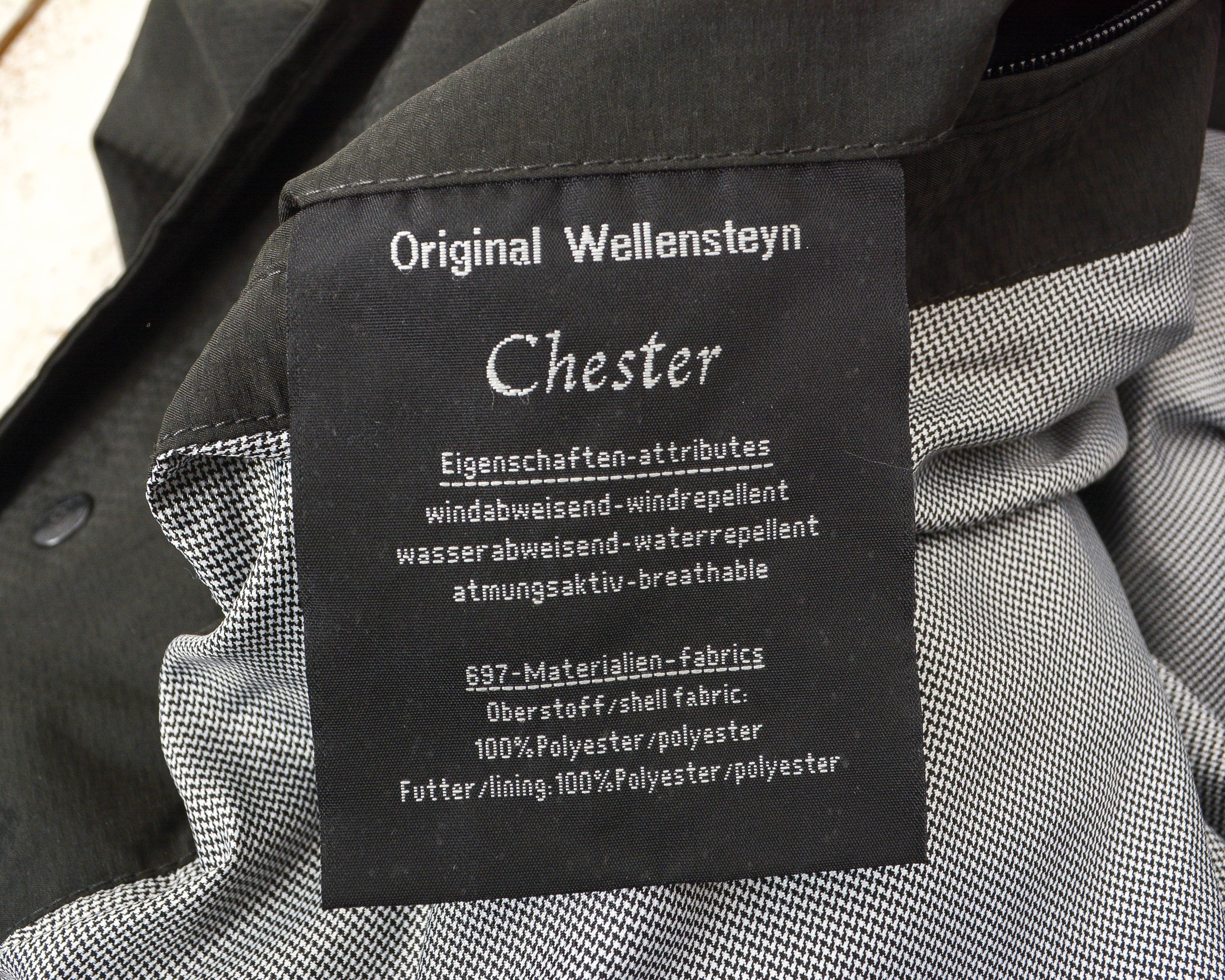 Wellensteyn Chester Men L Waterrepellent Jacket Coat Black Field Size US L / EU 52-54 / 3 - 7 Thumbnail