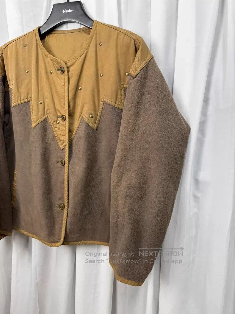 Issey Miyake Issey Miyake Size 9 Two-way wear rivet collarless jacket| Size M / US 6-8 / IT 42-44 - 2 Thumbnail