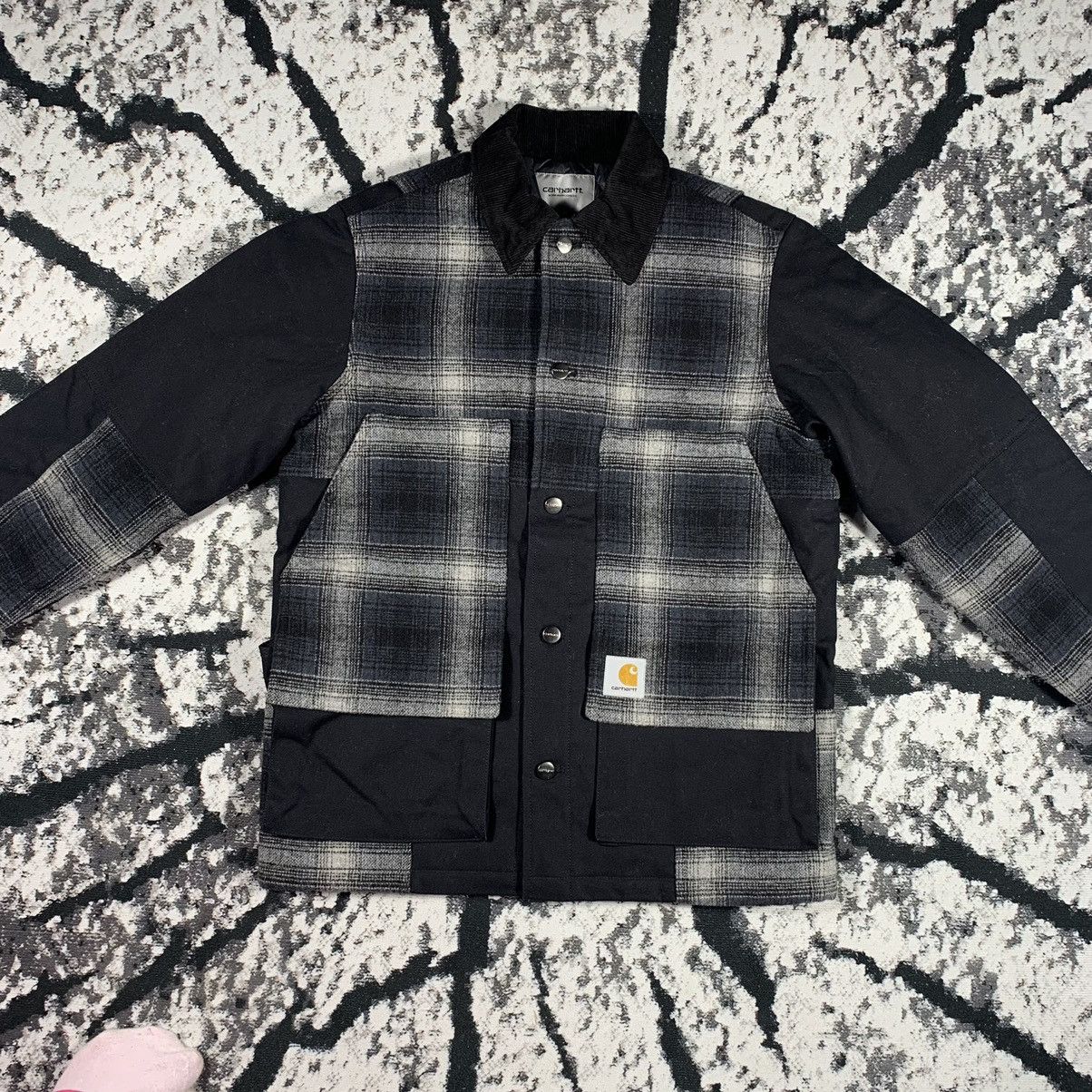 Carhartt × Vintage CARHARTT HIGHLAND JACKET DENIM WOOL AMERICAN STYLE Size US S / EU 44-46 / 1 - 4 Thumbnail