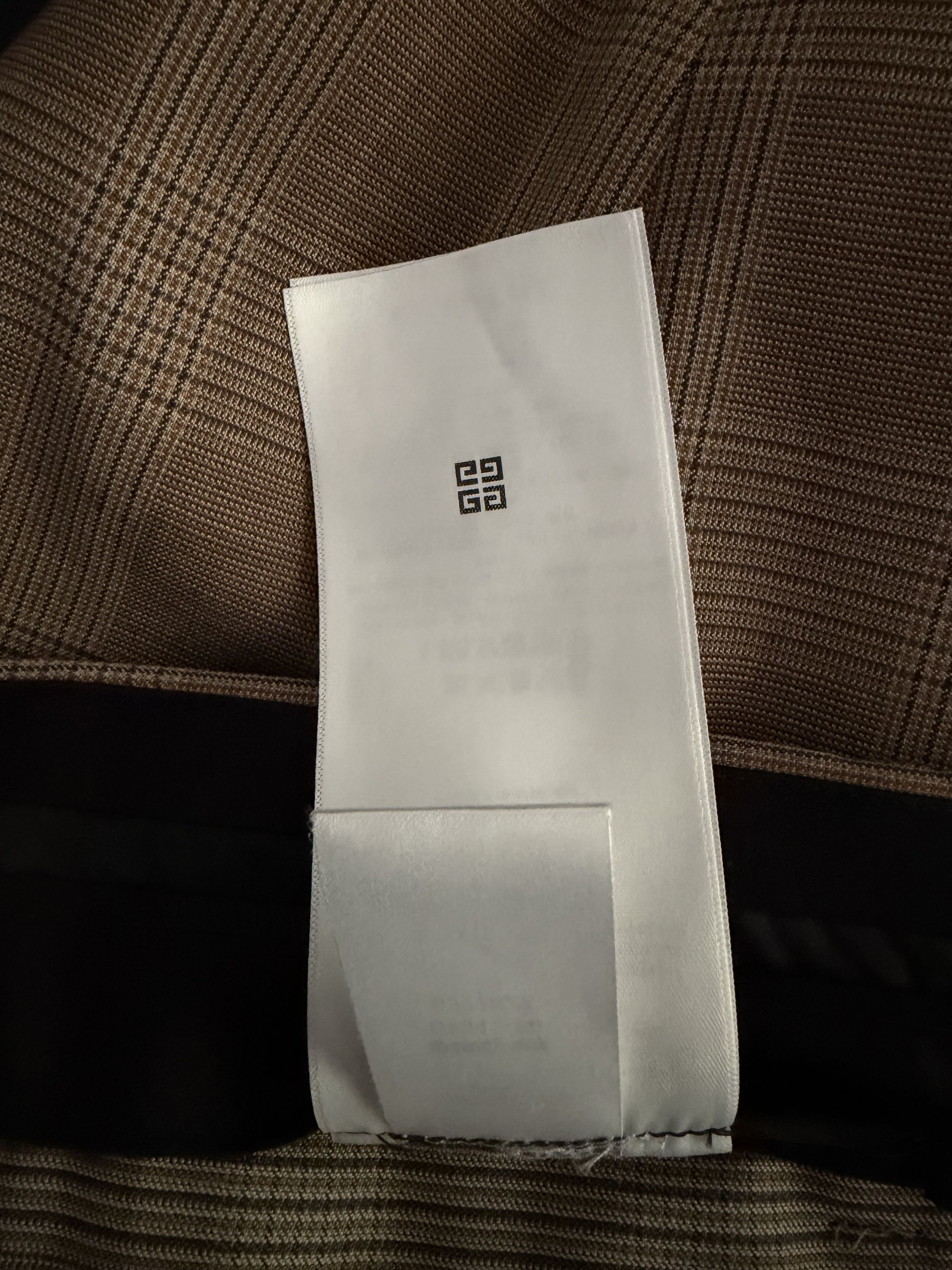 Givenchy Virgin Wool Check Trousers Size US 34 / EU 50 - 17 Thumbnail
