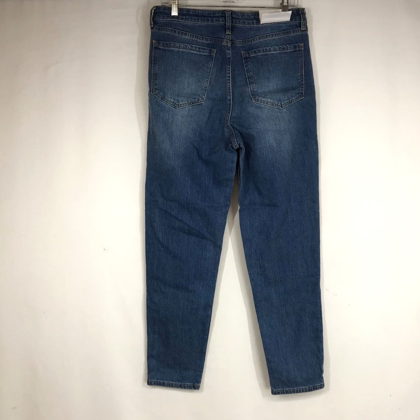 Vintage BP Women Medium Wash High Rise Mom Jeans Tapered Leg Blue Size 32 RN58665 Size 24" / US 00 / IT 34 - 4 Thumbnail