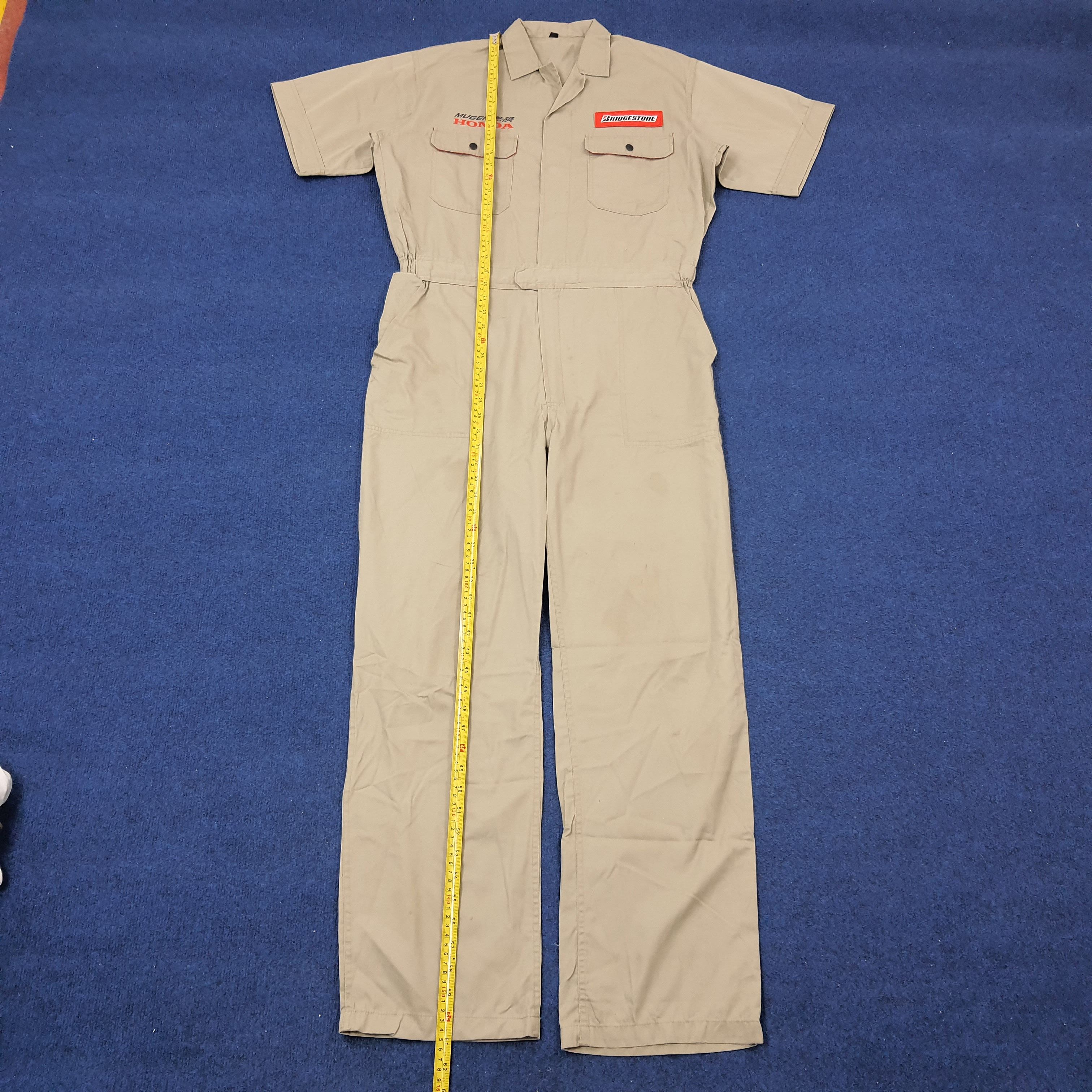 Japanese Brand × Vintage Vintage Bridgestone x Honda Mugen Workwear Coverall C221N6 Size US M / EU 48-50 / 2 - 5 Thumbnail