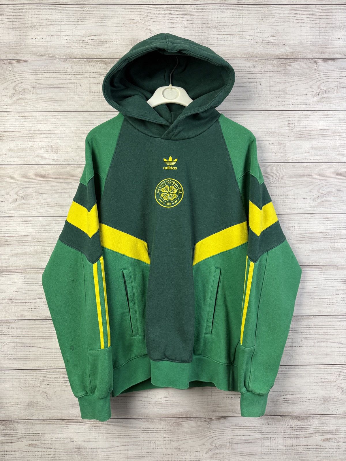 Adidas Y2K Celtic Adidas Soccer Zip Sweatshirt Jersey Size US M / EU 48-50 / 2 - 1 Thumbnail