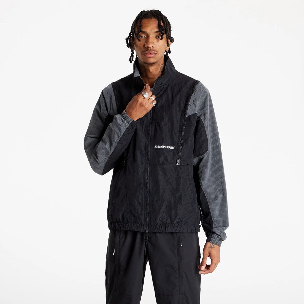 Vintage 80s Air jordan 23enginered Windbreaker Vest Jackets