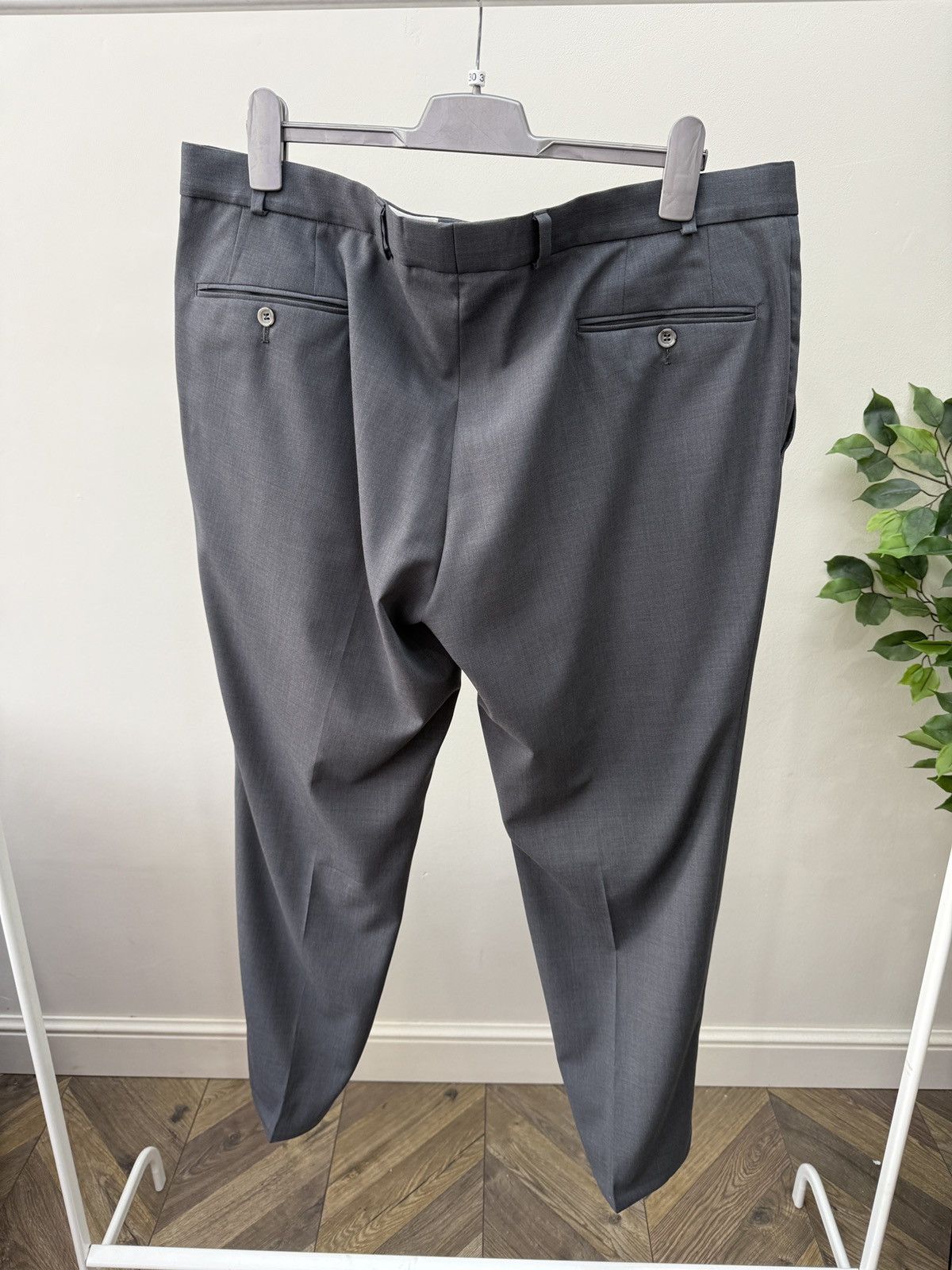 Other Vintage Dolzer Bespoke Zignone Super 100’s Wool Suit Grey Size 50R - 12 Thumbnail