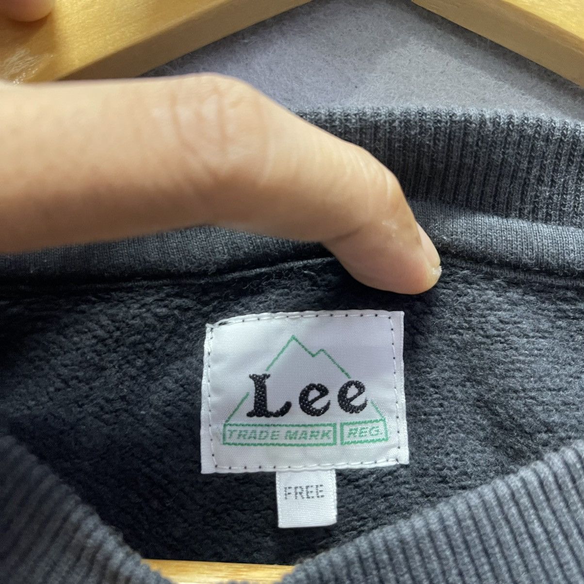 Lee Vintage Lee Small Logo Crewneck Sweatshirt Black Made in USA Size US M / EU 48-50 / 2 - 7 Thumbnail