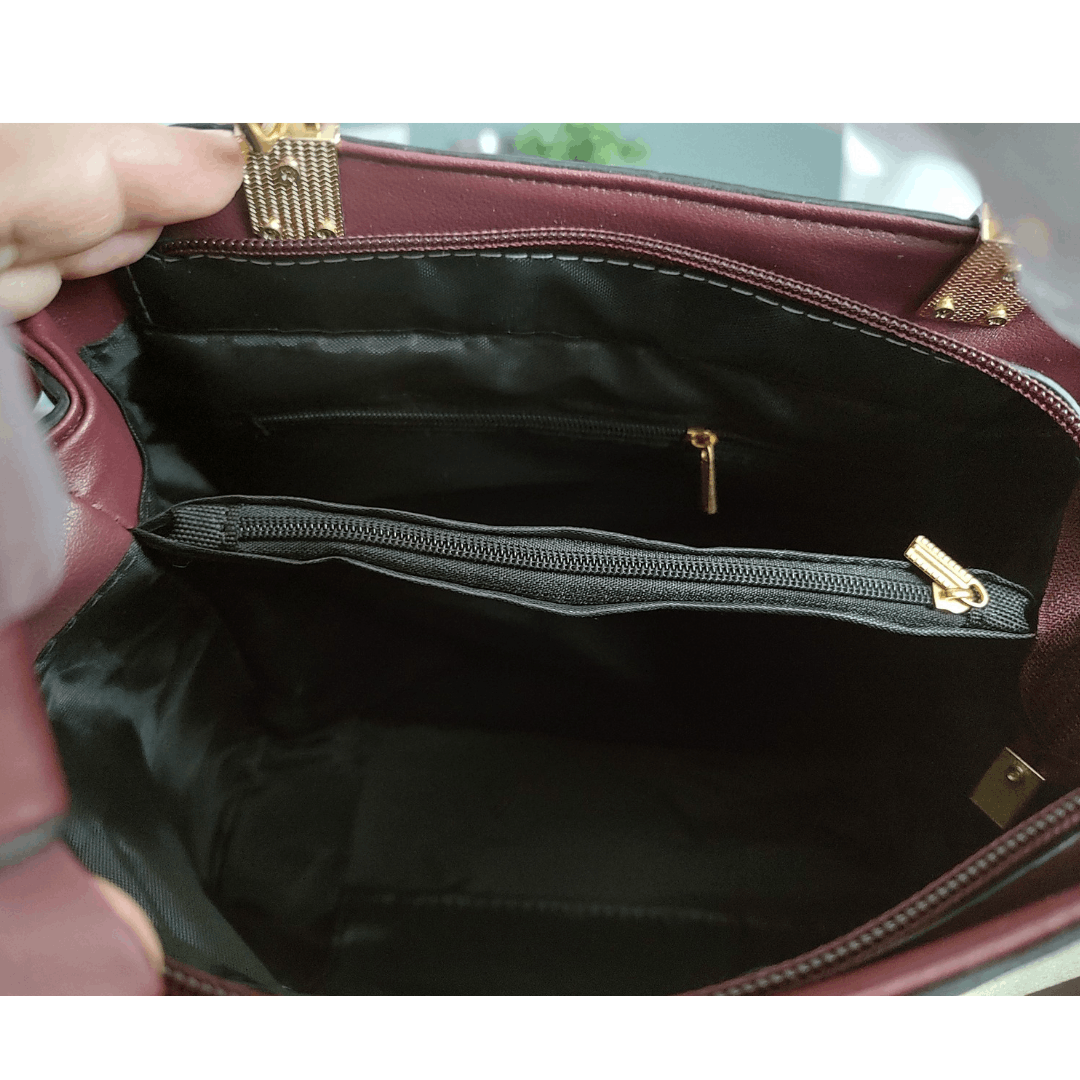 Japanese Brand KUOY Luxury PU Leather Shoulder Bag, NEW Size ONE SIZE - 7 Thumbnail