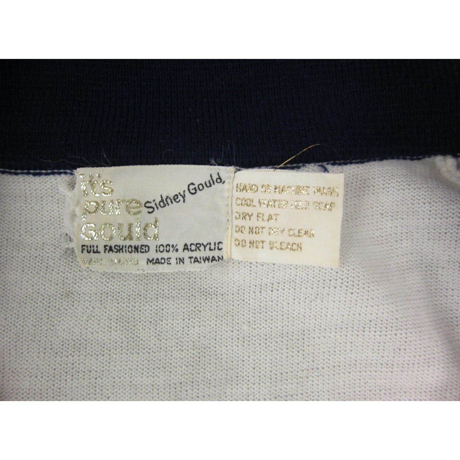 Vintage VINTAGE Sidney Gould Sweater Womens S White 60s 70s Preppy Knit Pullover Sleeveless Collared Polo Classic City 80s 90s Mens Womens Boys Girls Size S / US 4 / IT 40 - 3 Thumbnail