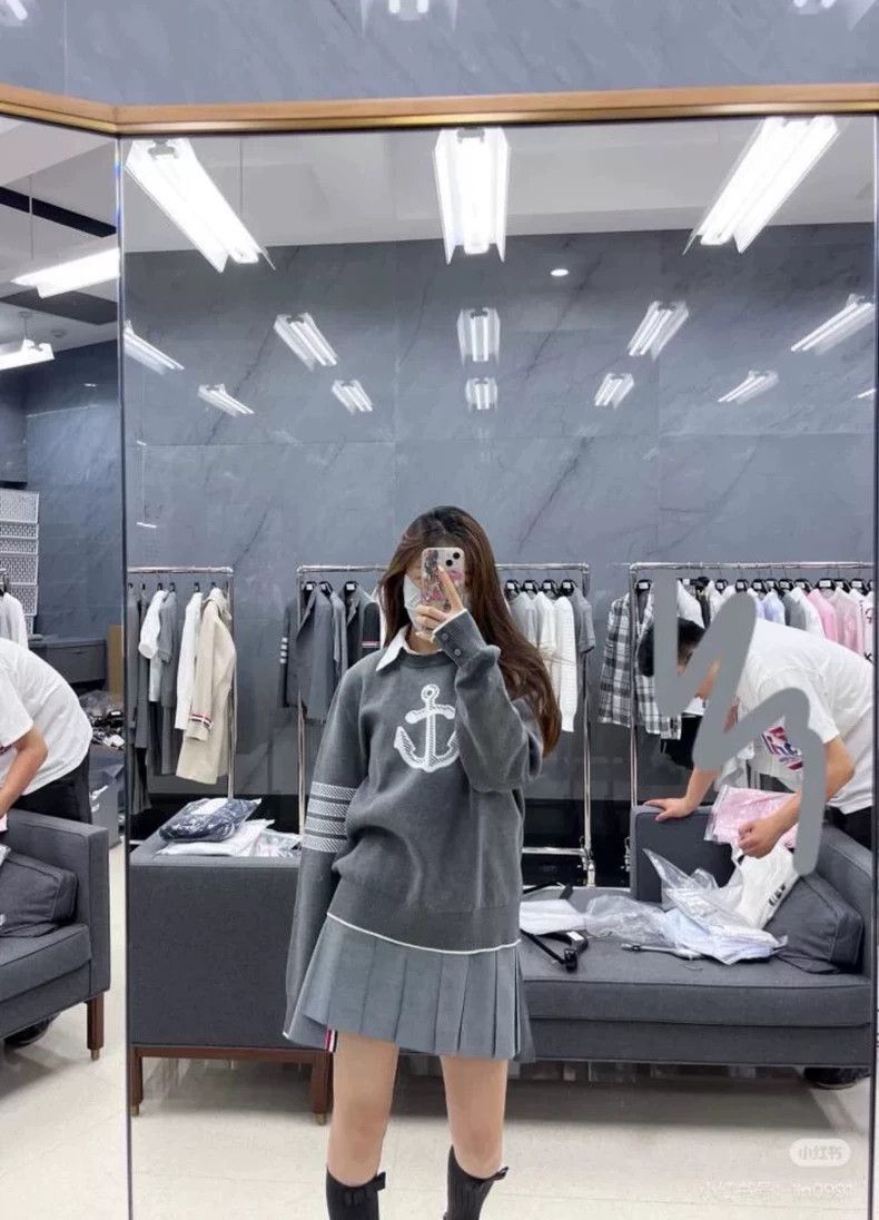 Thom Browne Thom Browne Ship anchor knit sweater Size US L / EU 52-54 / 3 - 1 Thumbnail