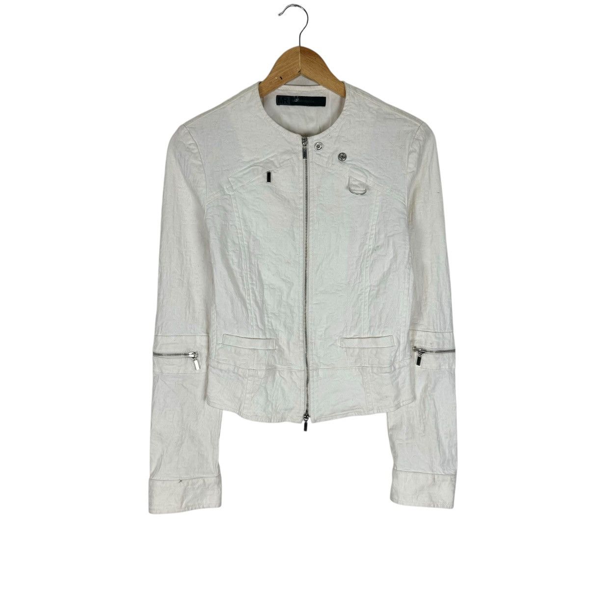 Mossimo 🌟 MOSSIMO REBECCHI BIKERS RY ZIPPER JACKET Size M / US 6-8 / IT 42-44 - 1 Thumbnail