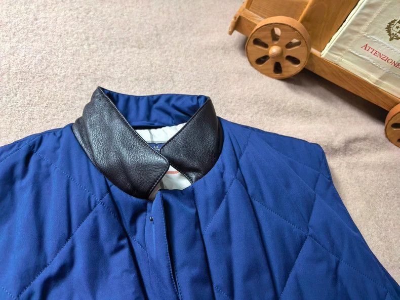 Loro Piana Loro Piana Men's Quilted Vest- Size US XL / EU 56 / 4 - 4 Thumbnail