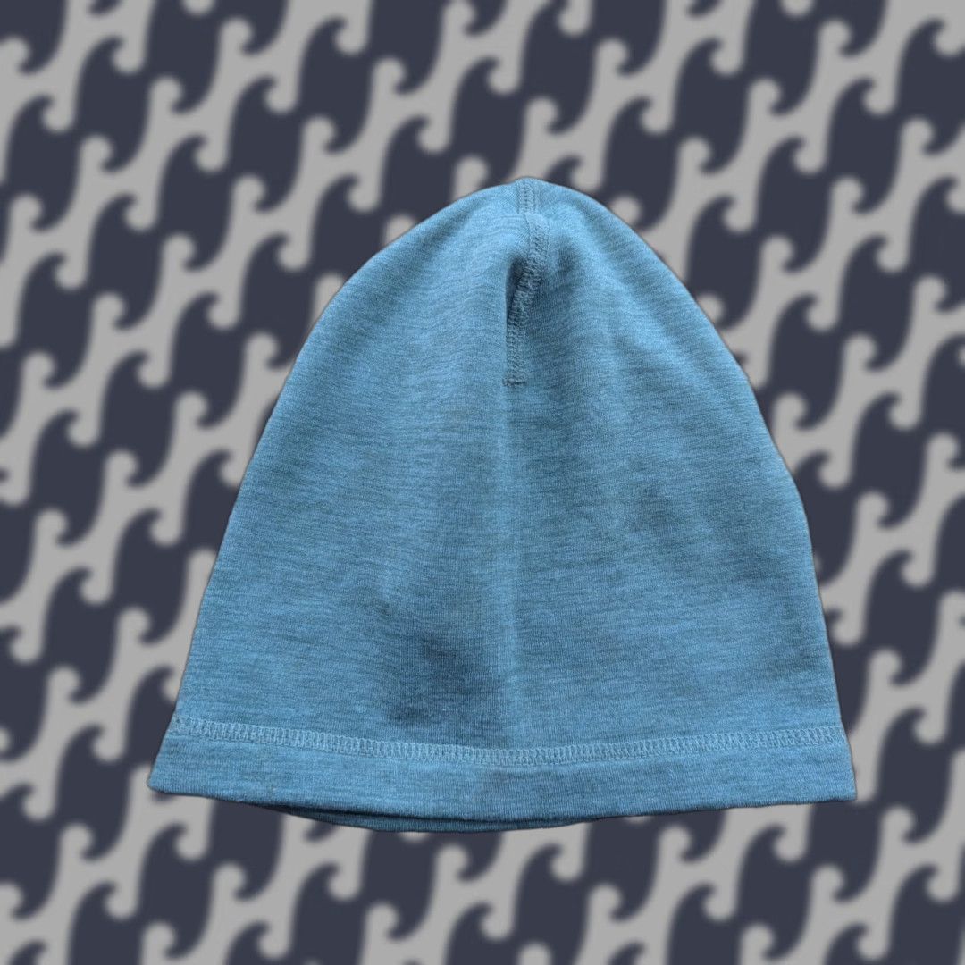 Vintage Haglofs Beanie Hat - Beanie Lightweight Reversible Stretch Blue Unisex Adults S XS Small Extra Small - Blue Size ONE SIZE - 1 Thumbnail