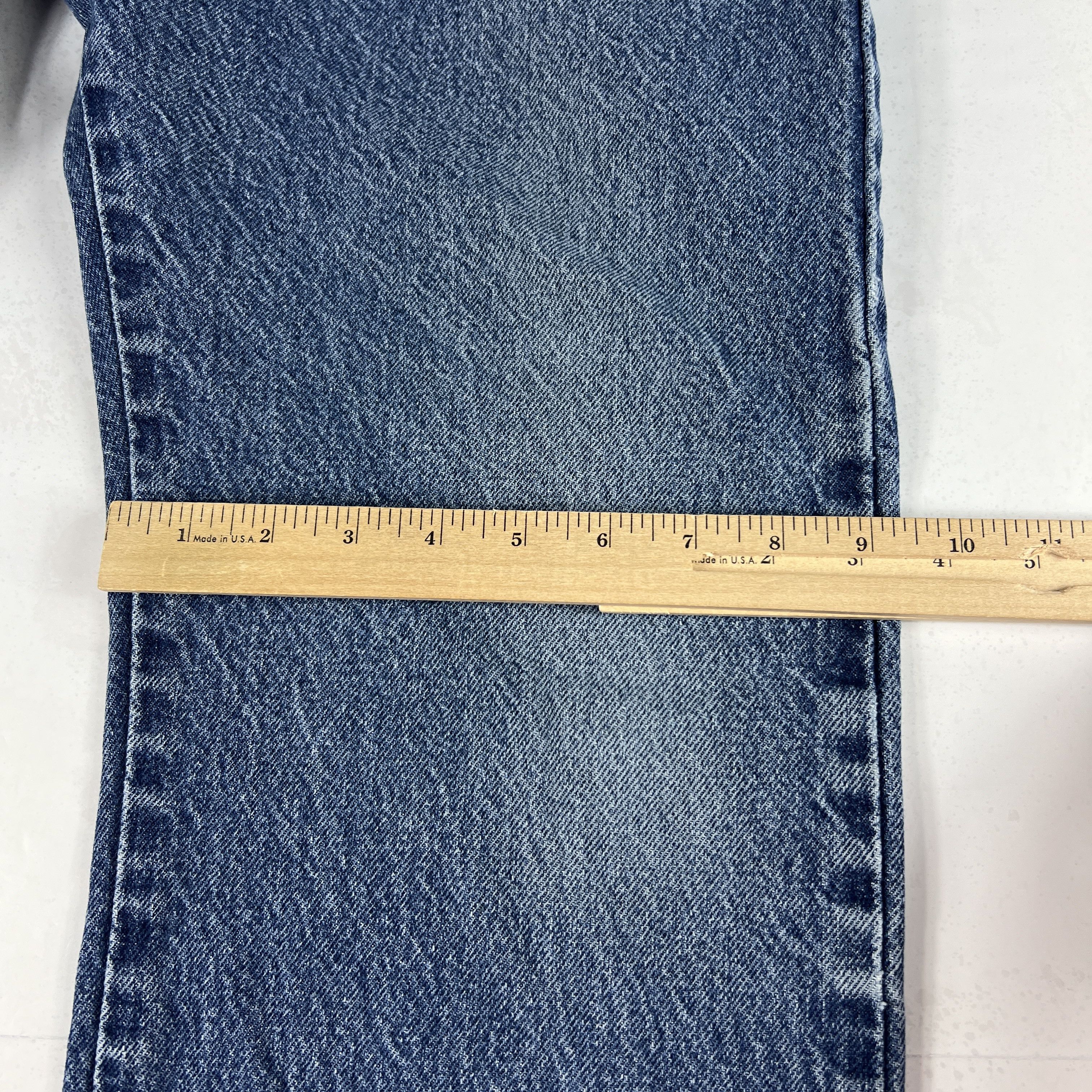 Levi's Y2K Levi's Jeans 517 Boot Cut Blue Faded Cotton Denim Size US 36 / EU 52 - 20 Thumbnail