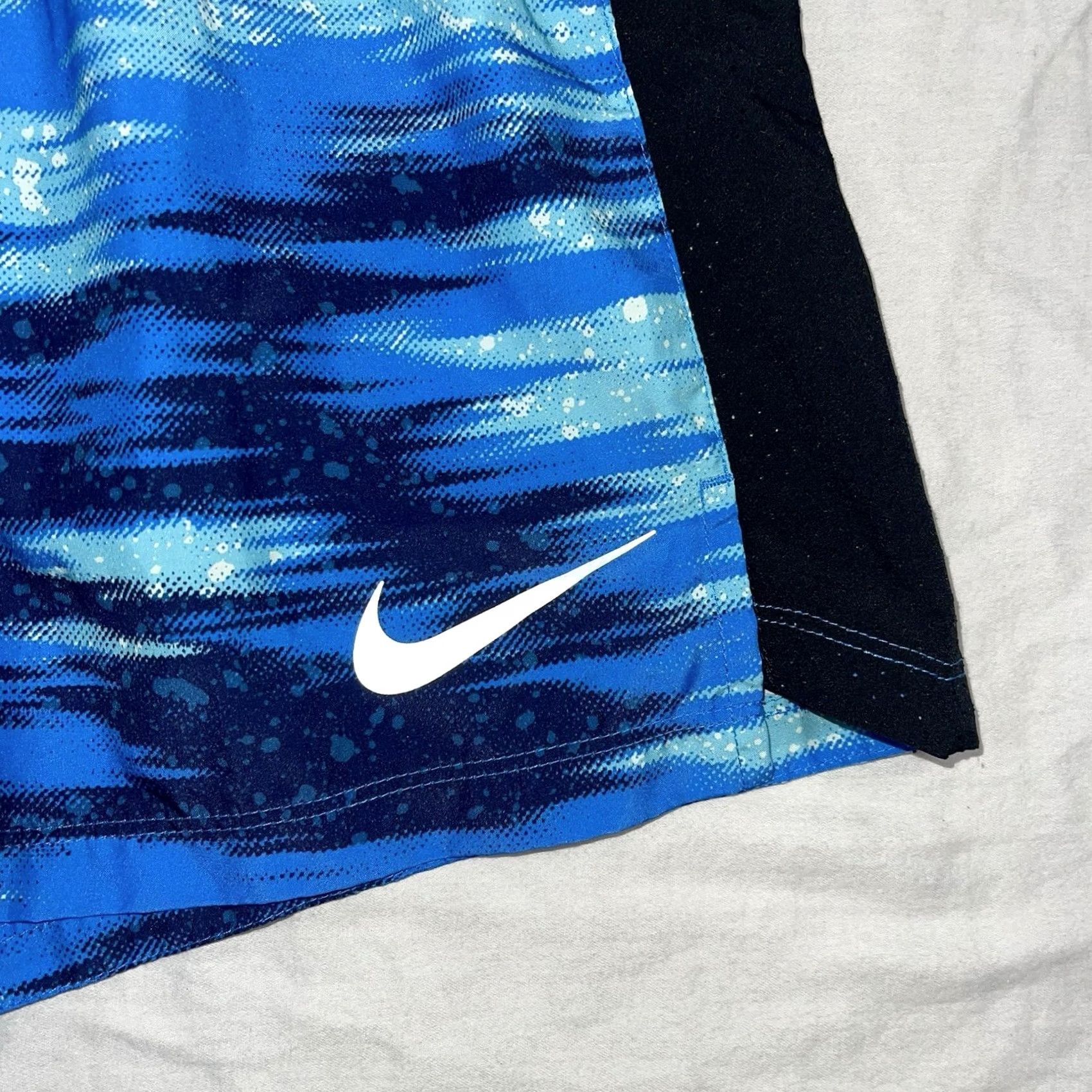 Nike Nike Swim Shorts Mens Large Blue Dri Fit Lined Swimming Beach Surfing Swim Size US 33 - 3 Thumbnail