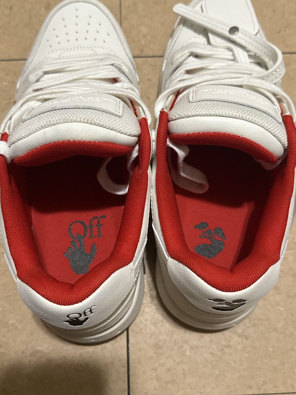 Off-White OFF-WHITE VIRGIL ABLOH OUT OF OFFICE FOR WALKING WHITE/RED Size US 8.5 / EU 41-42 - 10 Thumbnail