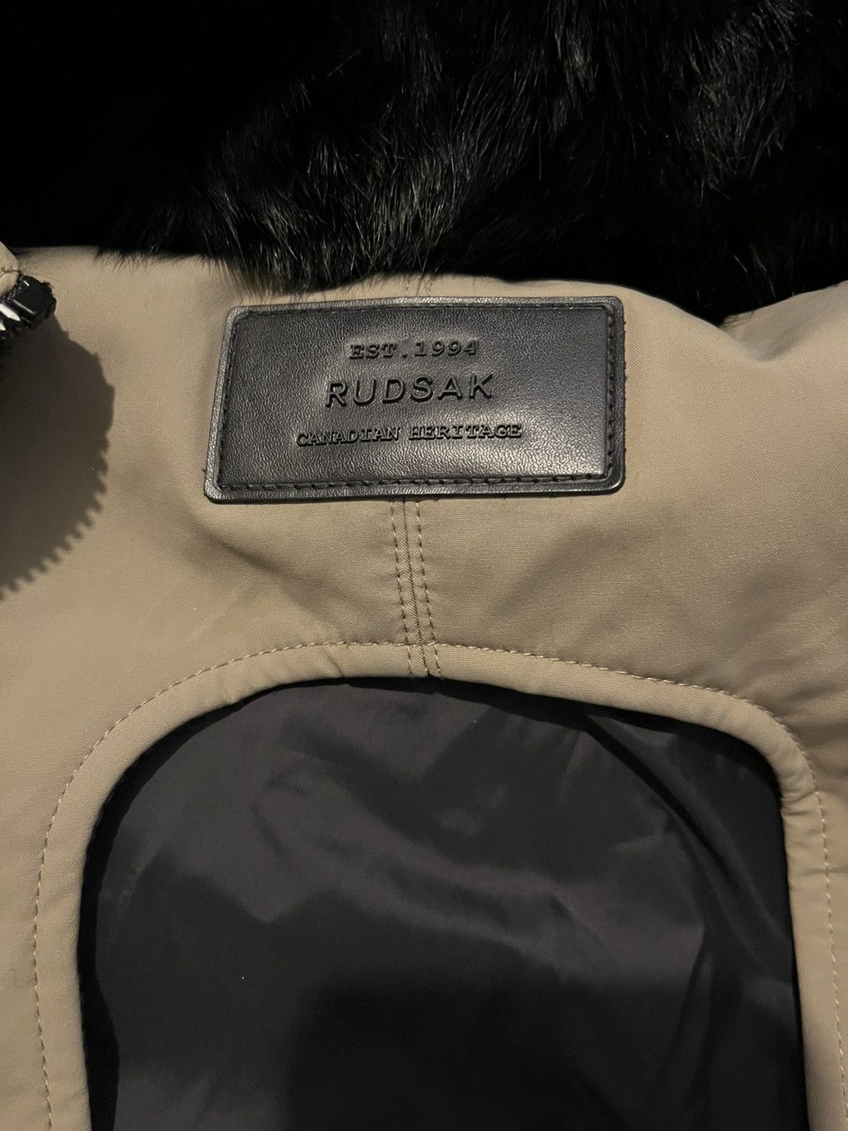 RUDSAK 800+ Fill Down Parka w/ Raccoon Fur Trim – Size S