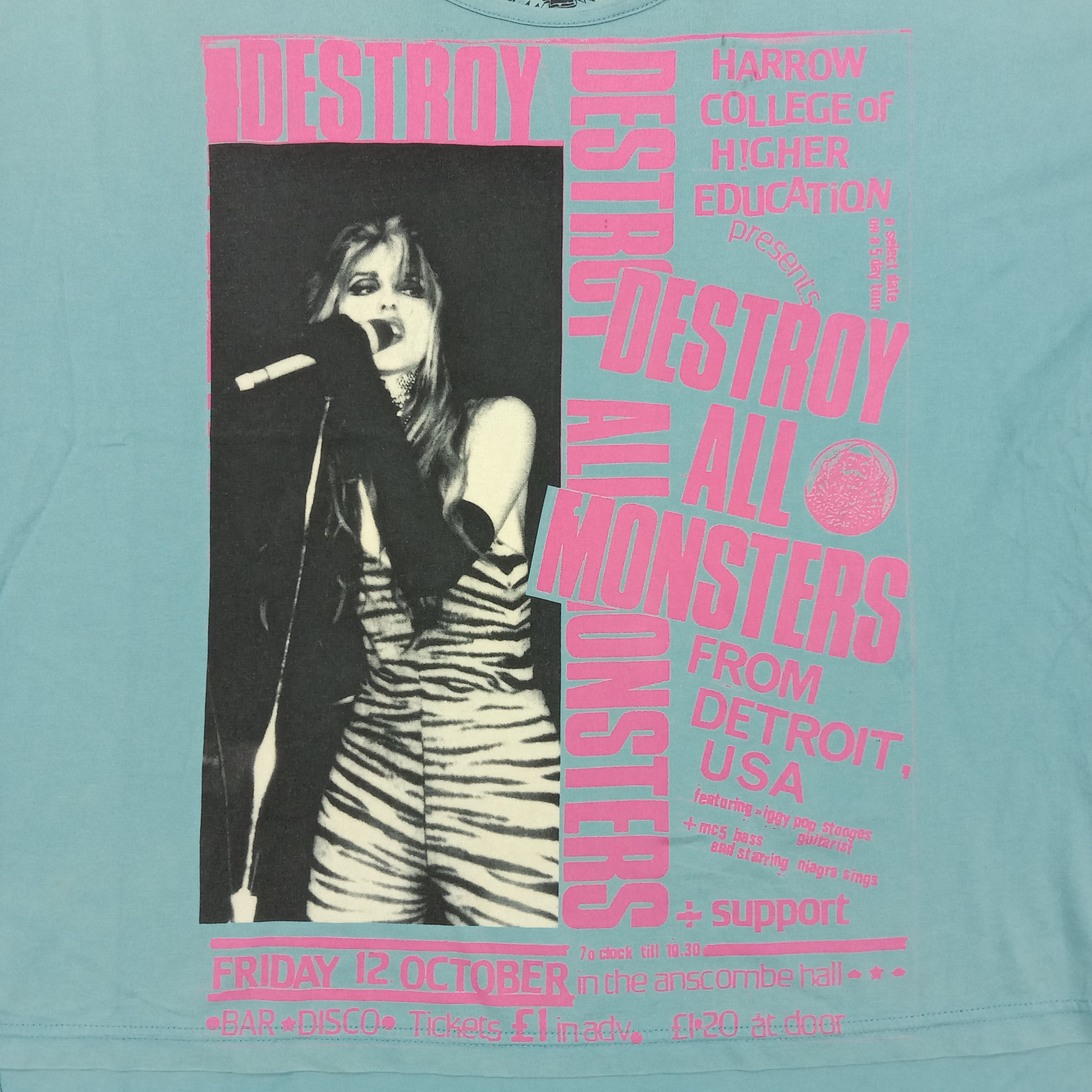 Hysteric Glamour Hysteric Glamour x Destroy All Monsters Tshirt C285N49 Size XL / US 12-14 / IT 48-50 - 2 Thumbnail