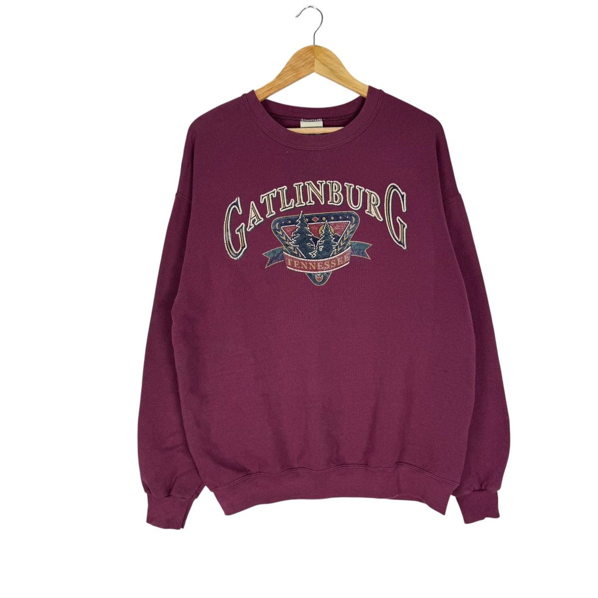 Lee ☀️VTG 90s GATLINBURG TENNESSEE SWEATSHIRT Size US L / EU 52-54 / 3 - 2 Thumbnail