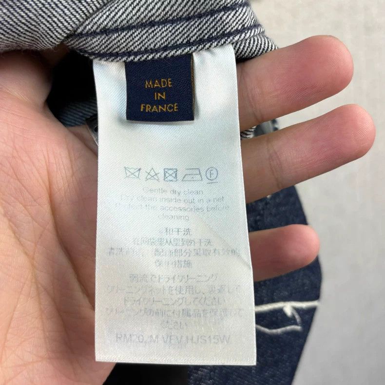 Louis Vuitton Louis Vuitton Wheat Spike Printed Denim Classic Short Slee Size US M / EU 48-50 / 2 - 5 Thumbnail