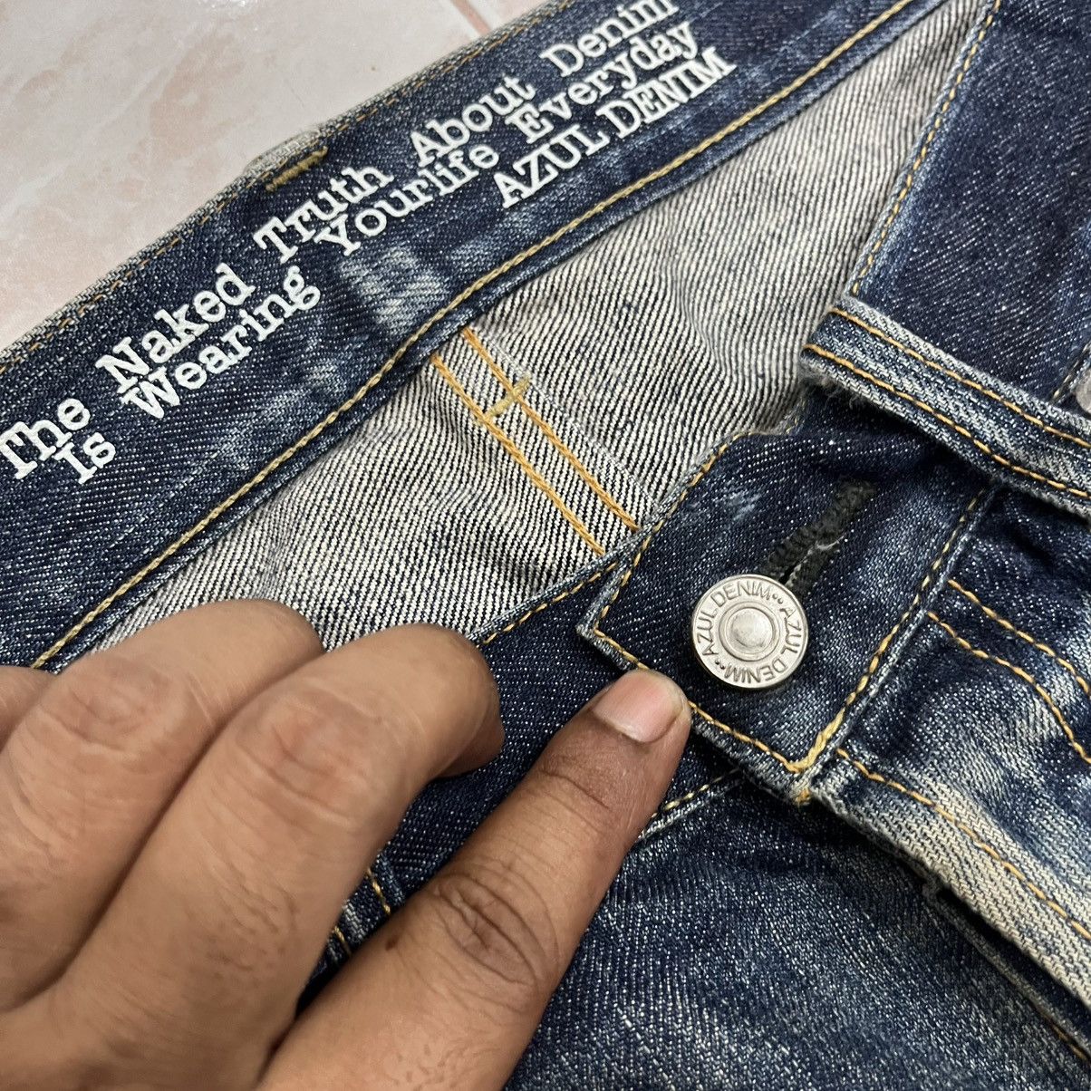 Japanese Brand Vintage Azul Denim Faded Jeans Size US 31 - 6 Thumbnail