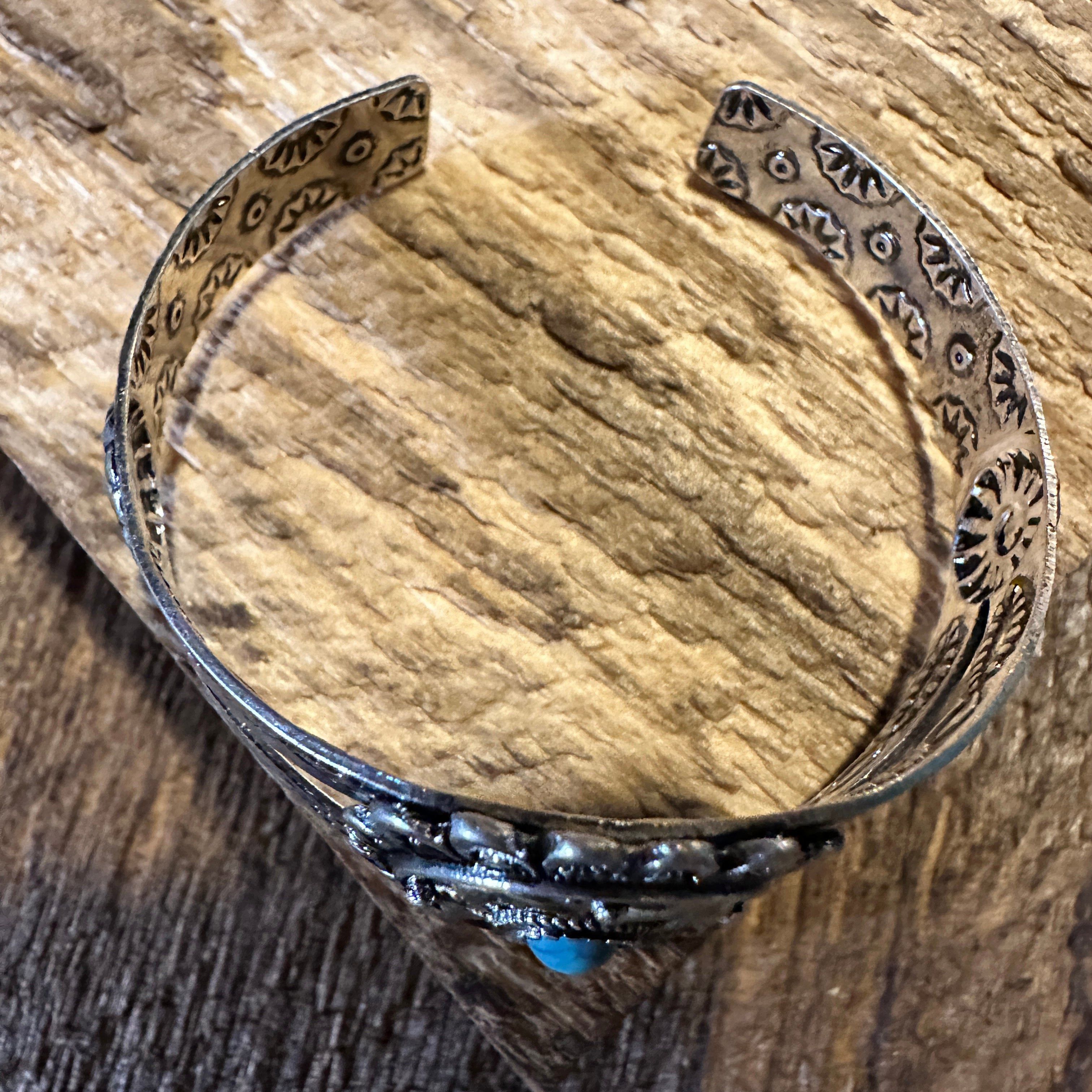 Other Vintage Southwestern Turquoise Cuff Bracelet for Boho Chic C Size ONE SIZE - 7 Thumbnail