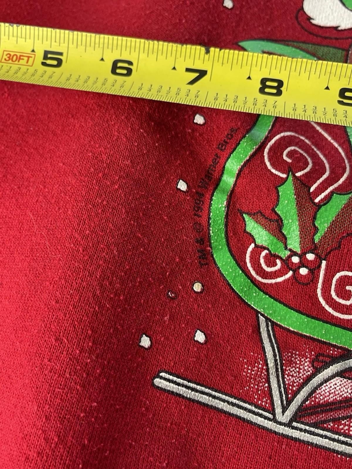 Other Vintage 1994 Looney Tunes Sweater RED Sweatshirt Size L Size US L / EU 52-54 / 3 - 7 Thumbnail