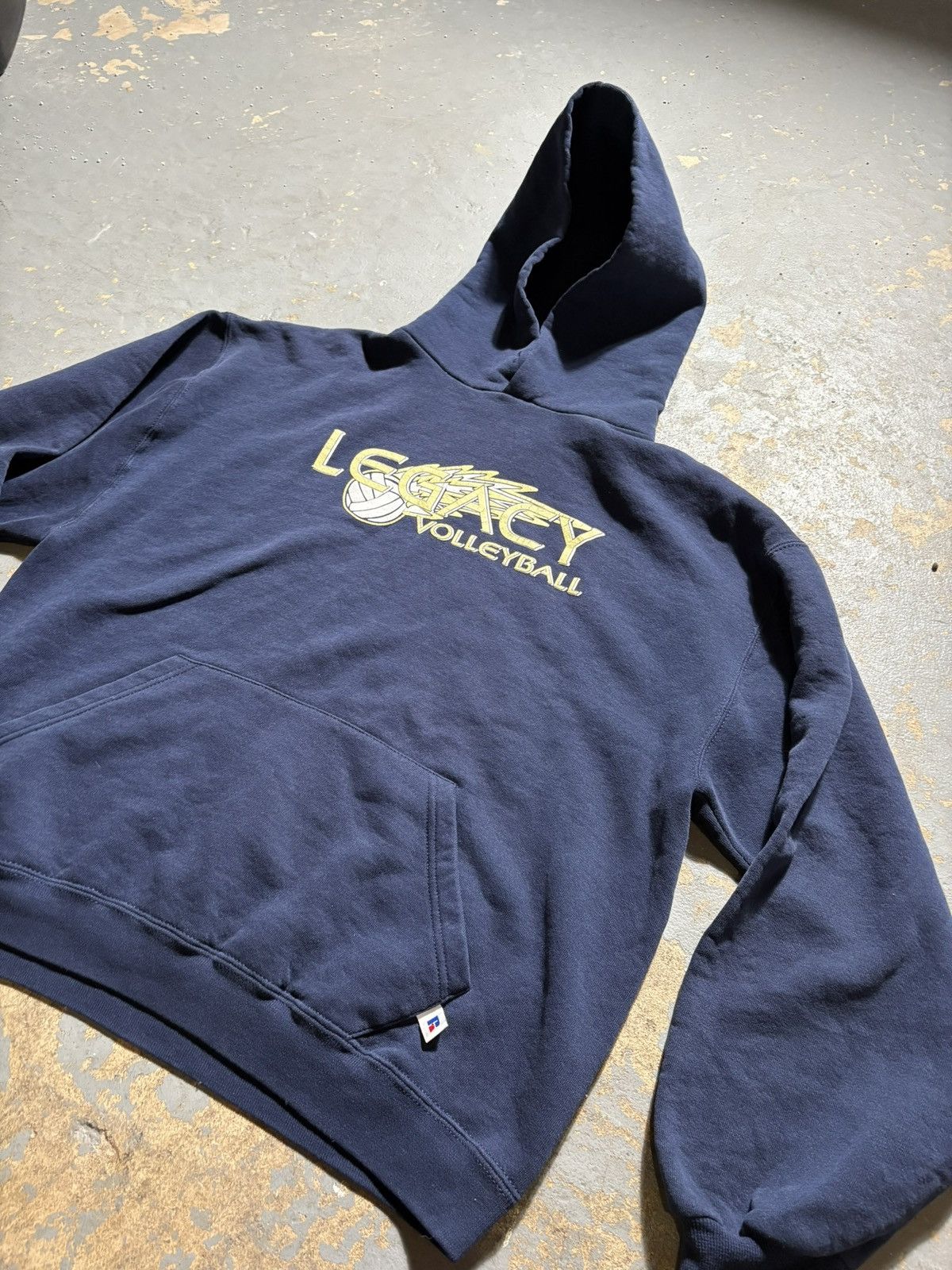 Russell Athletic × Vintage Blue volleyball Russell athletic hoodie sweatshirt Size US M / EU 48-50 / 2 - 3 Thumbnail