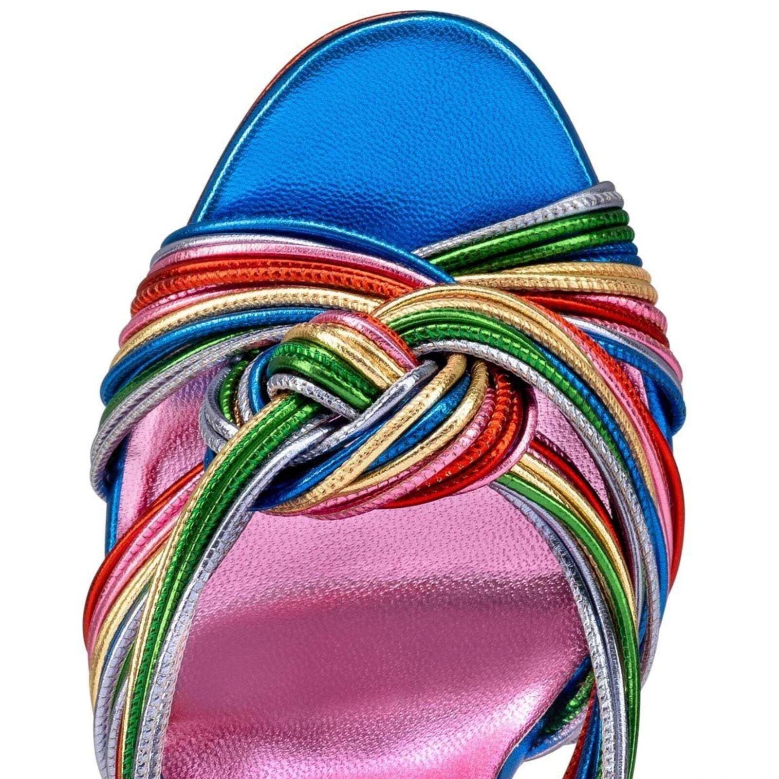 Christian Louboutin Multitaski Alta 120 Multi Backless Sandal Heel Pump 37.5 Size US 7.5 / IT 37.5 - 6 Thumbnail