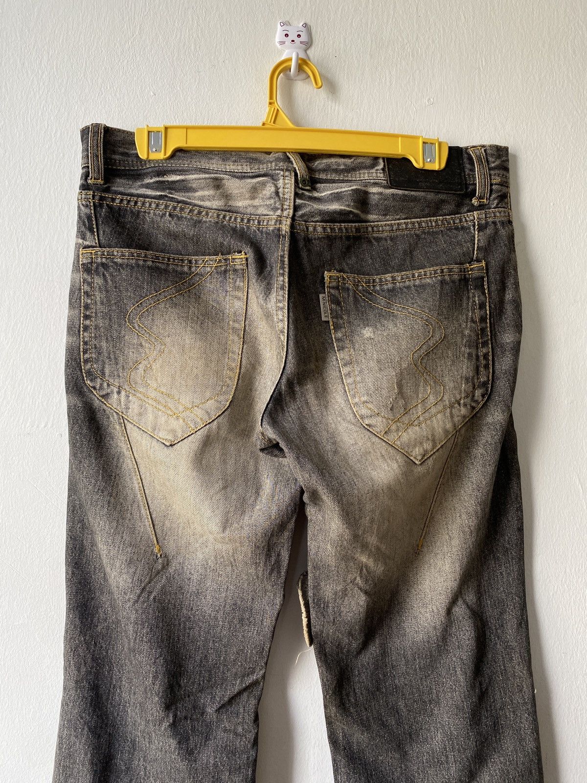 Japanese Brand Japanese Brand Monsieur Nicole Distressed Denim Size US 32 / EU 48 - 9 Thumbnail