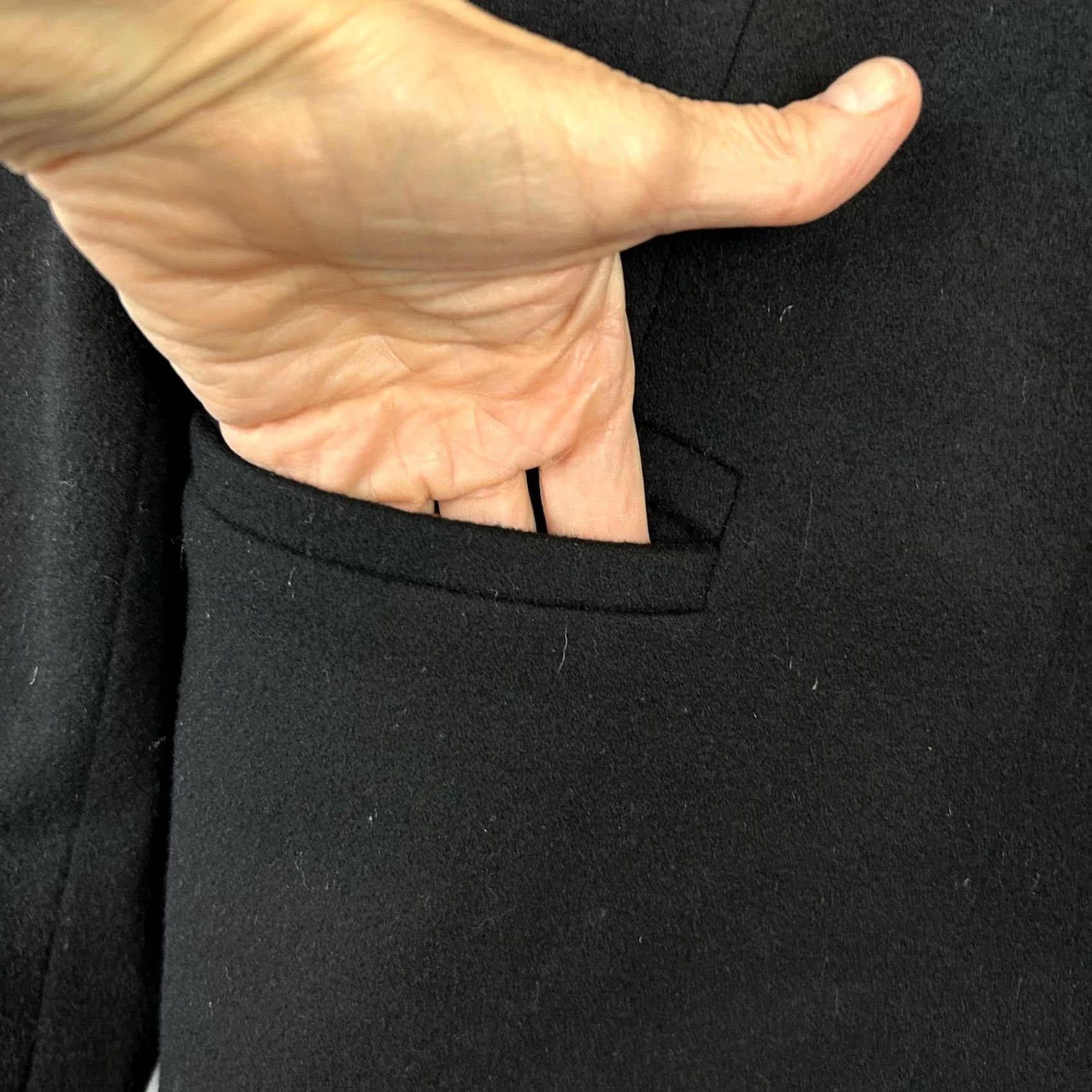 Ann Taylor Ann Taylor Loft Jacket Coat Womens 6 Black Wool Blend Work Classic Old Money Size M / US 6-8 / IT 42-44 - 5 Thumbnail