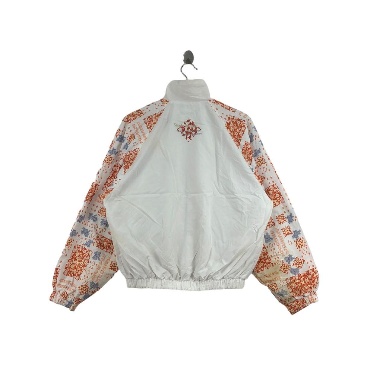 Sergio Tacchini SERGIO TACCHINI Floral Paisley Tennis Jacket Windbreaker Size L / US 10 / IT 46 - 2 Thumbnail