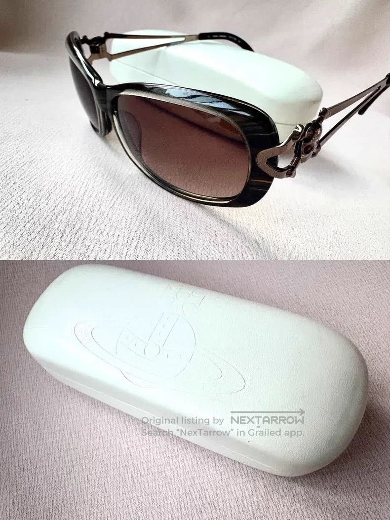 Vivienne Westwood Vivienne Westwood Gun Black Saturn Skull Sunglasses Size ONE SIZE - 9 Thumbnail