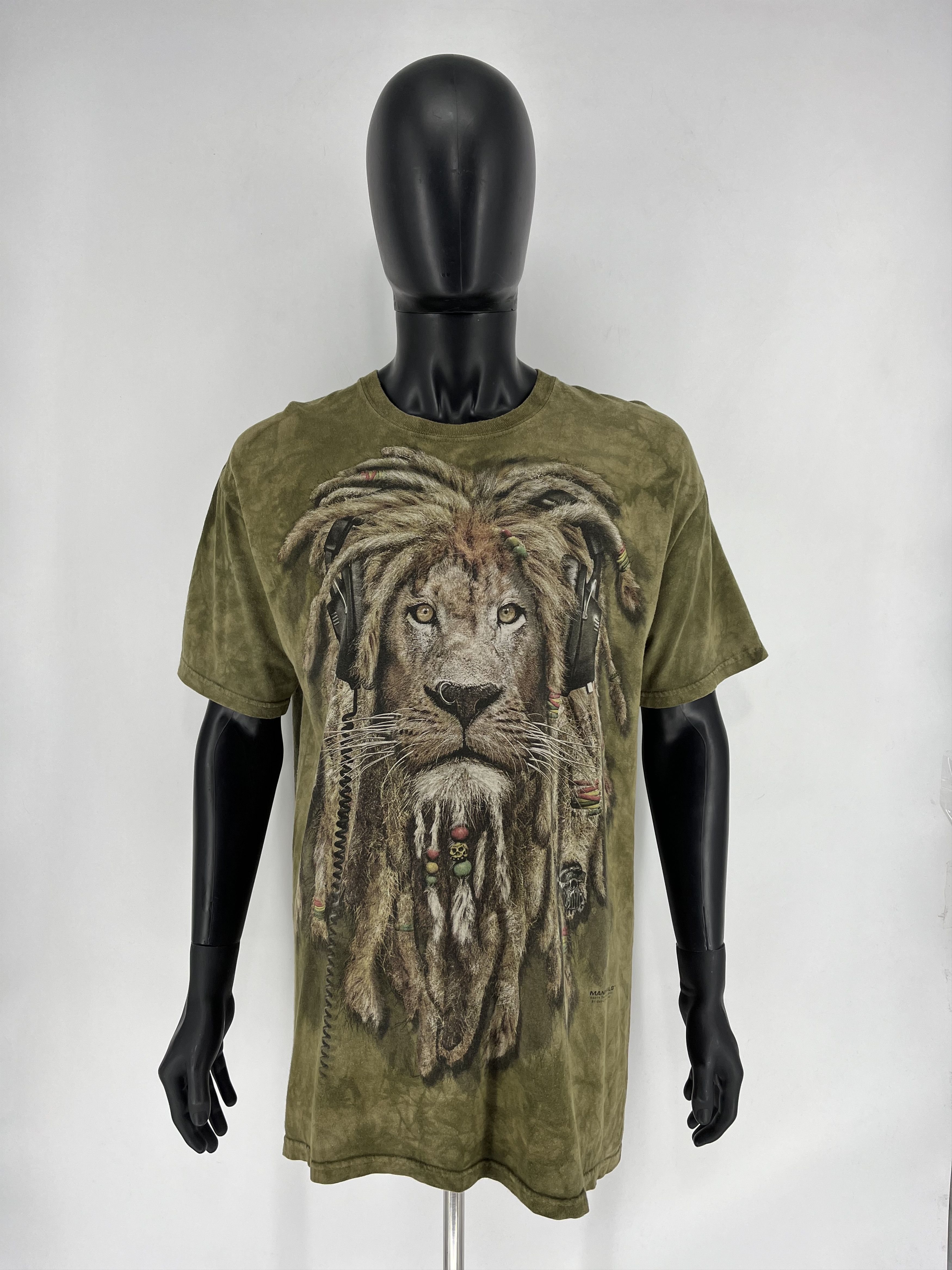 The Mountain Vintage The Mountain 2011 Lion Rasta Tshirt Size L Size US L / EU 52-54 / 3 - 2 Thumbnail