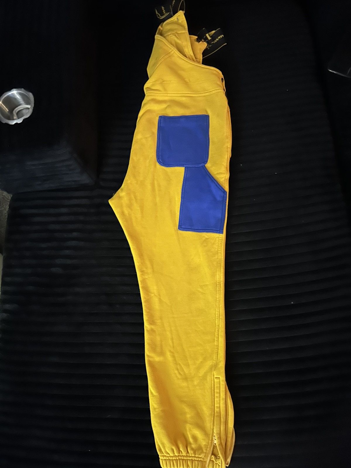 Champion Champion Men’s Fleece Overalls Yellow Jogger Size US 34 / EU 50 - 5 Thumbnail