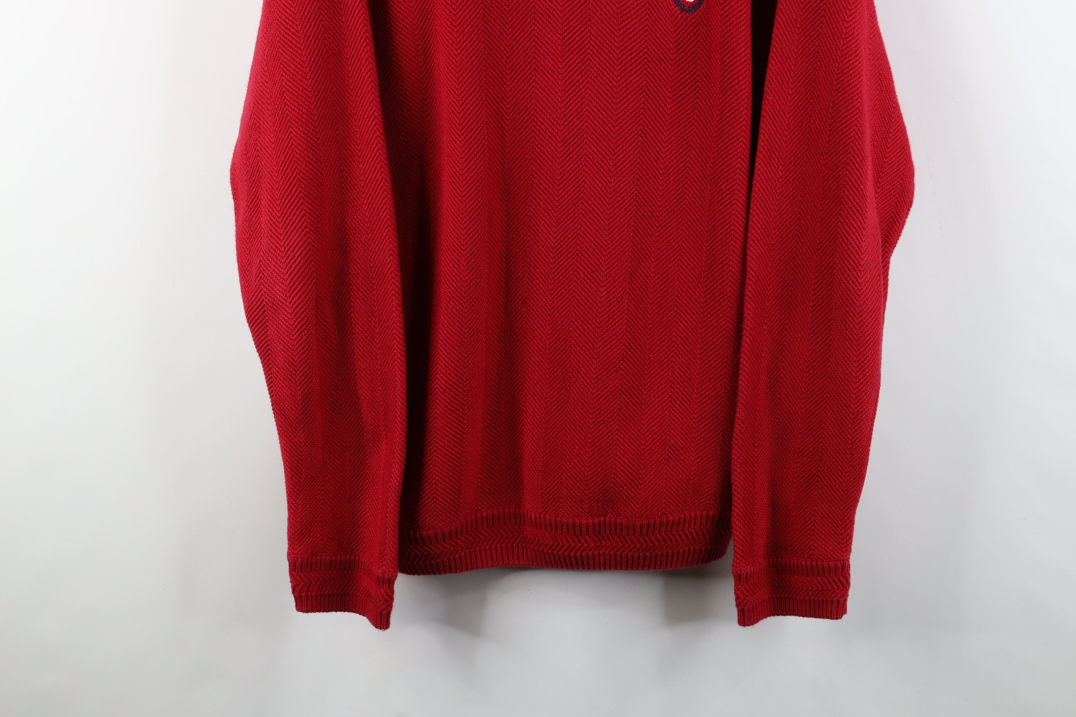 Ralph Lauren × Vintage Vintage 90s Chaps Ralph Lauren Herringbone Knit Sweater Size US M / EU 48-50 / 2 - 3 Thumbnail