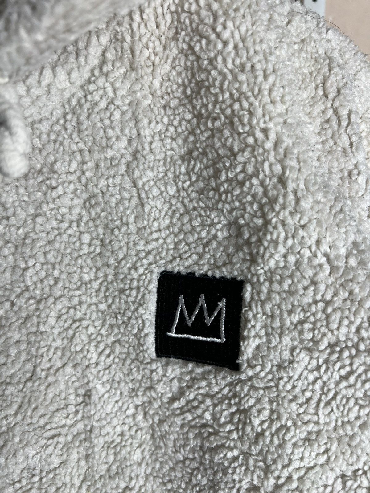 Designer × Jean-Michel Basquiat × Vintage Jean Michel Basqiuat Fleece Hooded Size US M / EU 48-50 / 2 - 3 Thumbnail