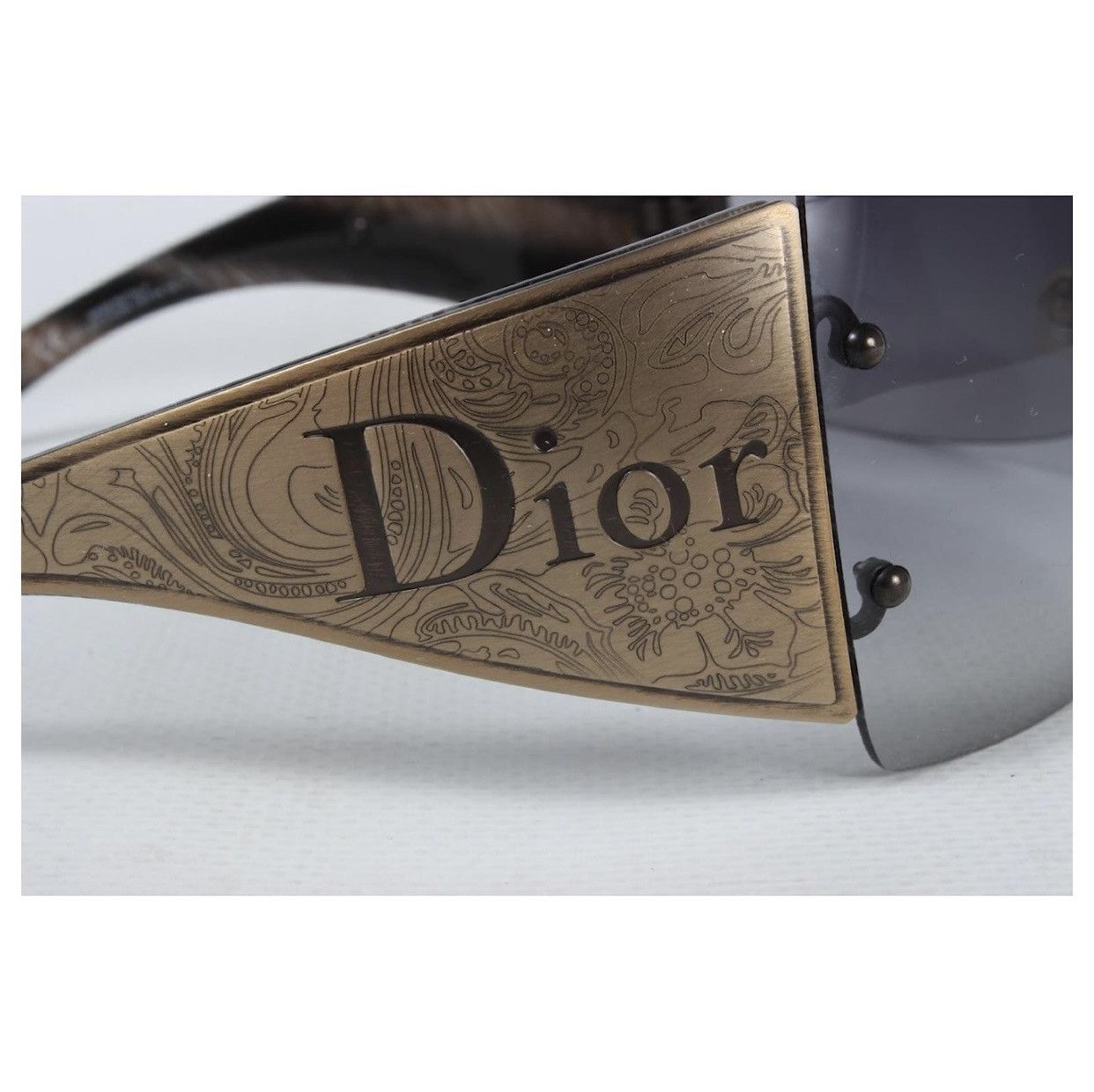 Christian Dior Monsieur Christian Dior “Western” Limited Vintage Shield Sunglasses Size ONE SIZE - 7 Thumbnail
