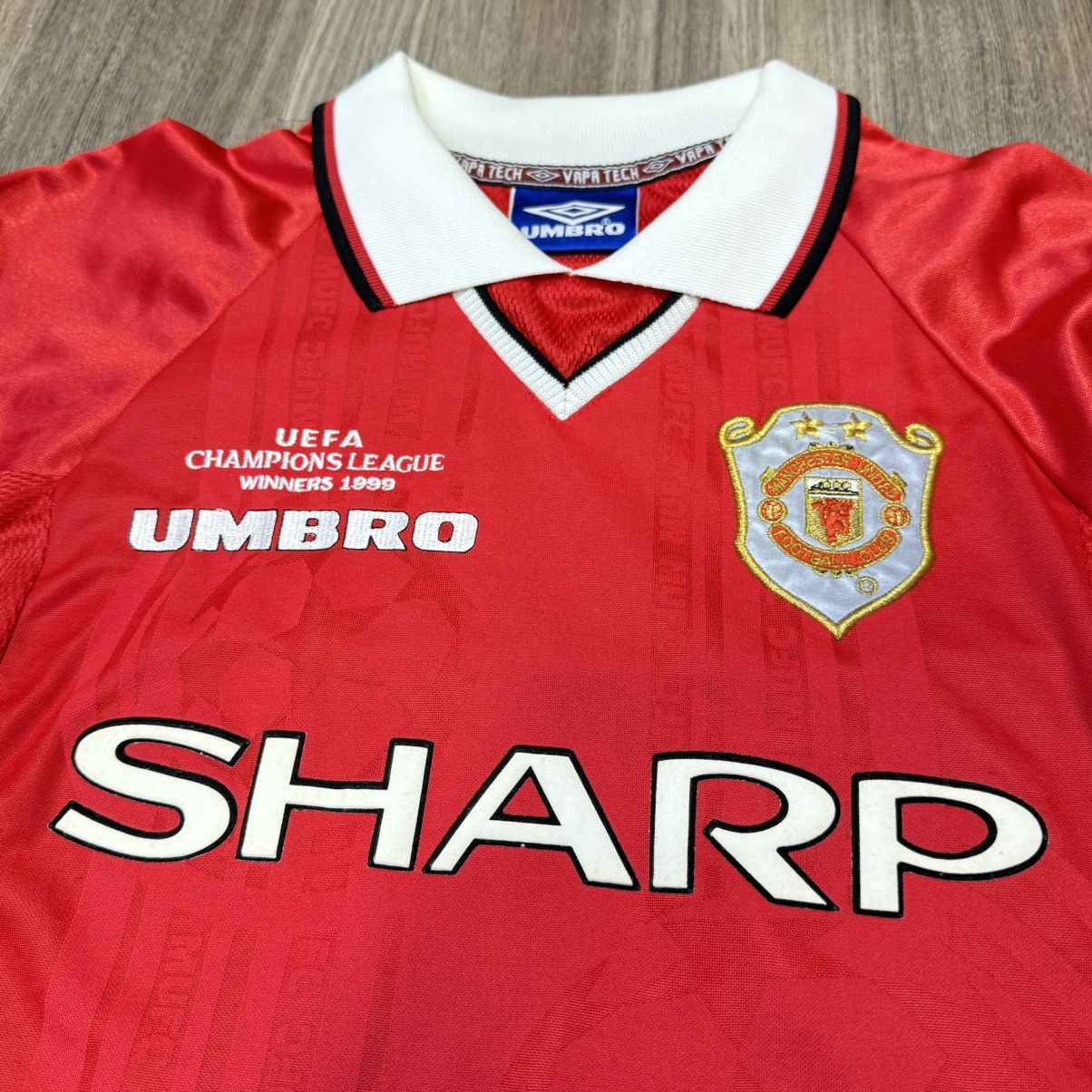 manchester united 99/00 champions league home shirt #9 Cole