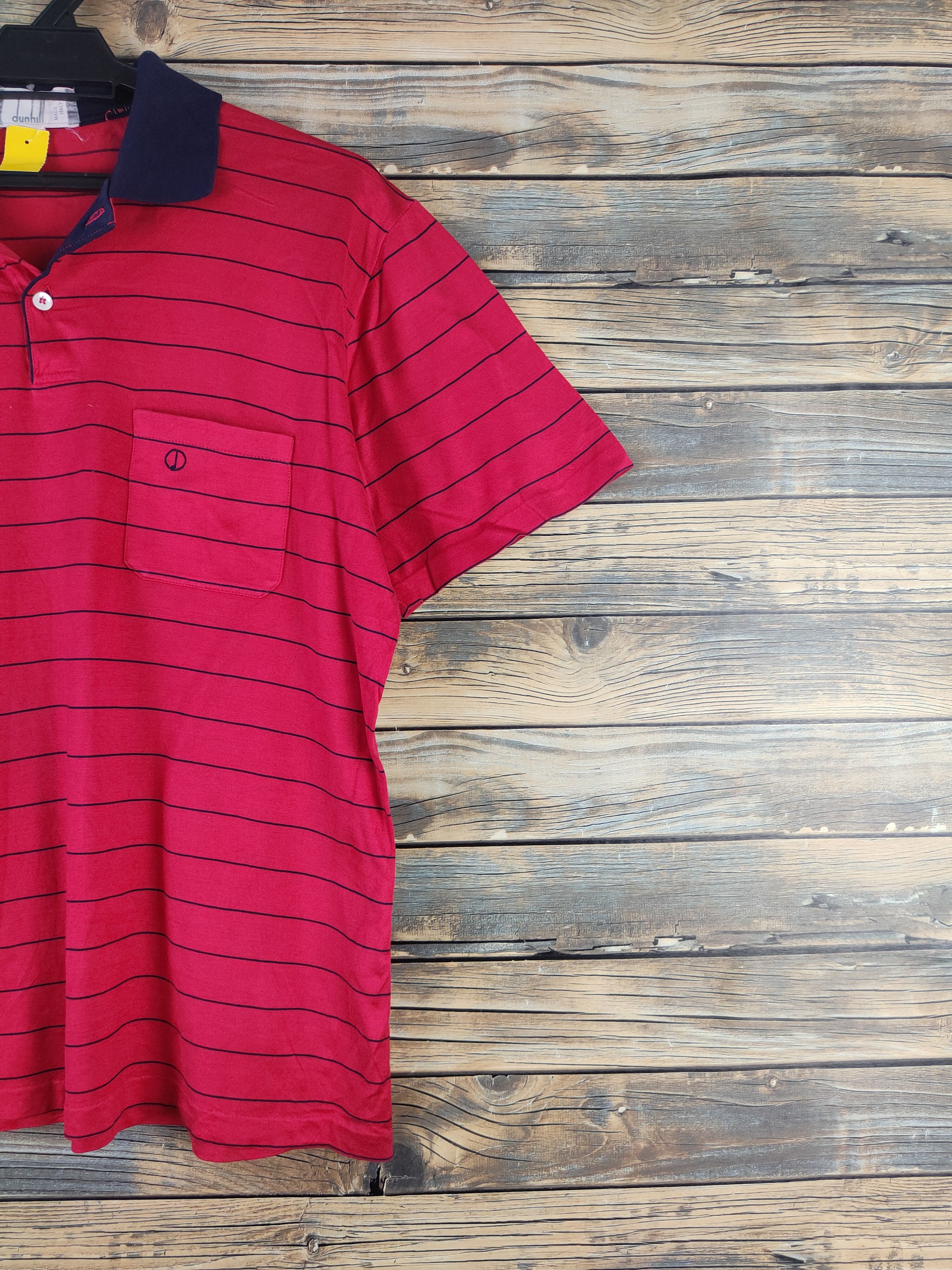 Alfred Dunhill DL Dunhill Red Polos #2766 Size US M / EU 48-50 / 2 - 6 Thumbnail