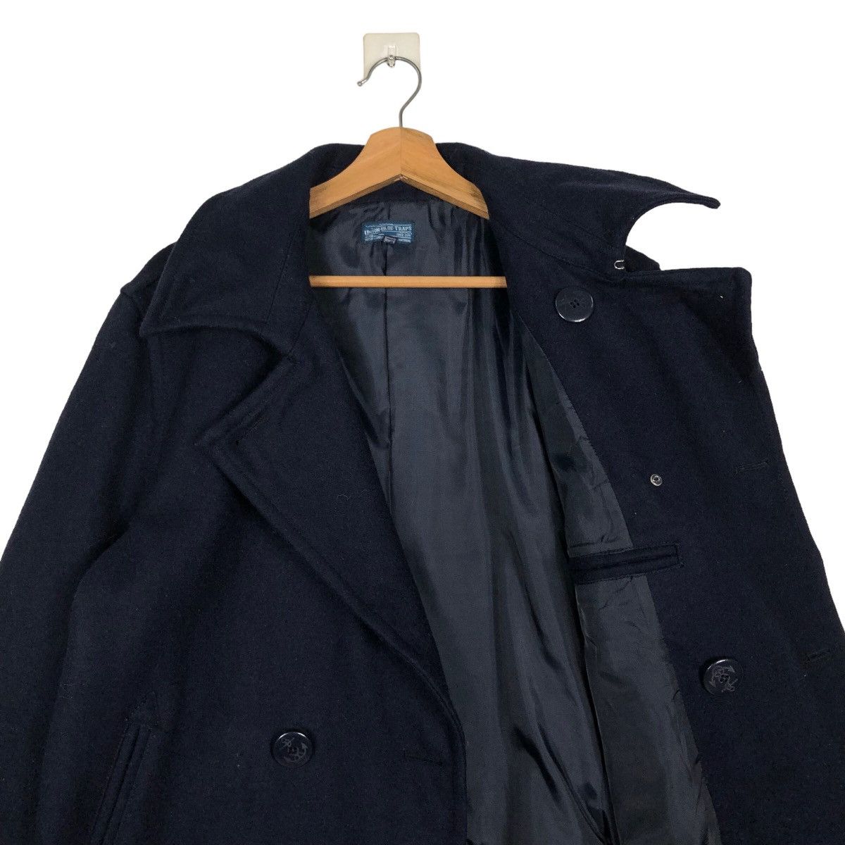 Japanese Brand 🔥Double Collar Biker Jacket Union Blue Traps Issey Miyake Size US XL / EU 56 / 4 - 12 Thumbnail