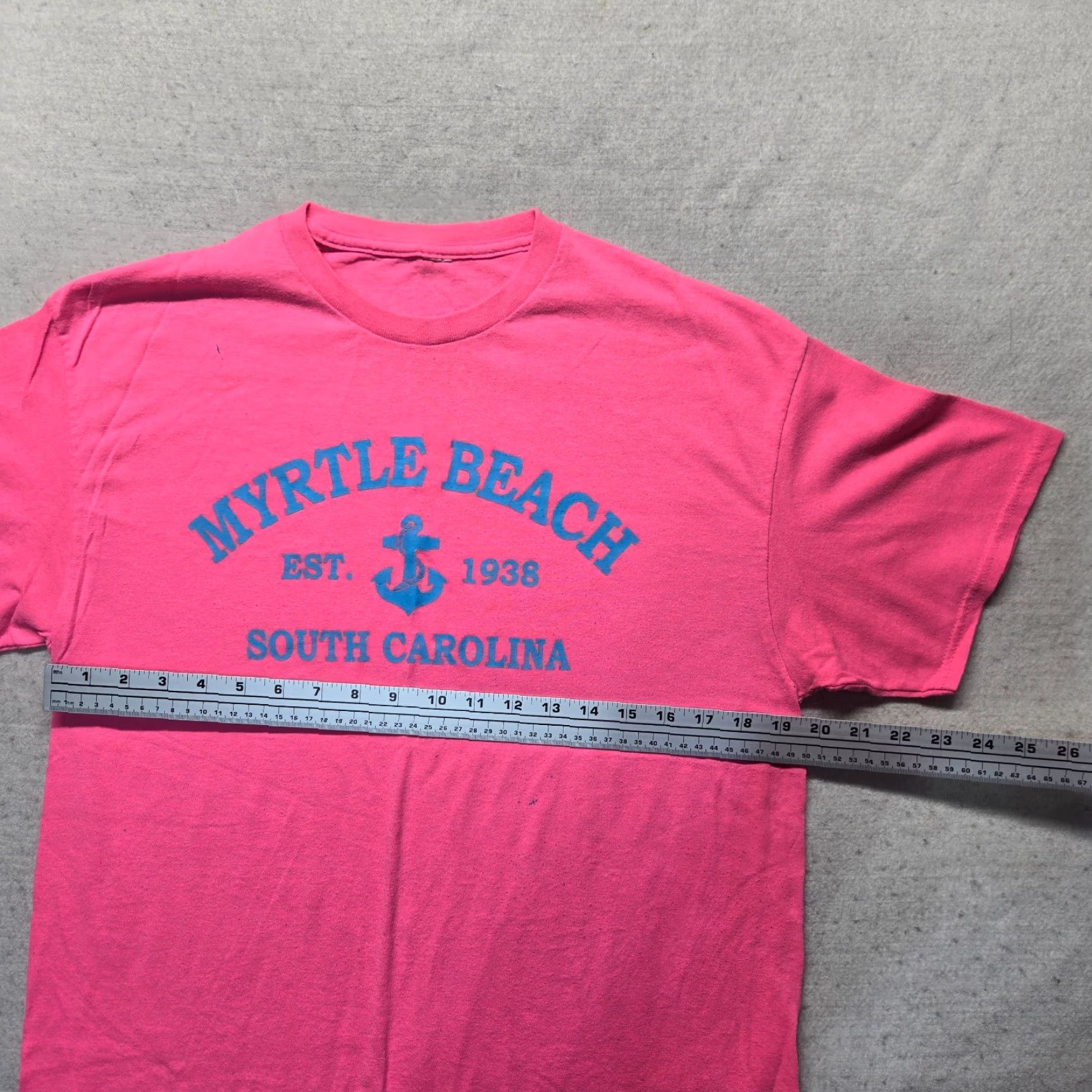 Vintage PINK T-SHIRT Myrtle Beach South Carolina Adult Men's Size L Size US L / EU 52-54 / 3 - 3 Thumbnail
