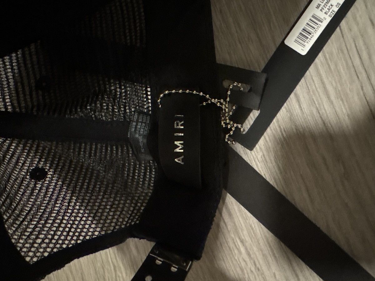 Amiri AMRI MA Logo Trucker Hat Size ONE SIZE - 5 Thumbnail