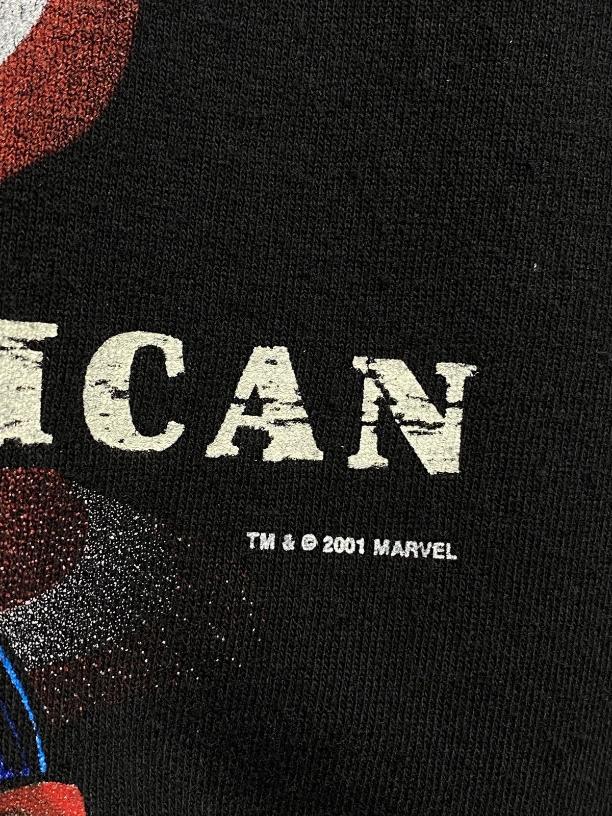 Marvel Comics Vintage Captain America Marvel Comics Tee Shirt Large Size US XL / EU 56 / 4 - 3 Thumbnail
