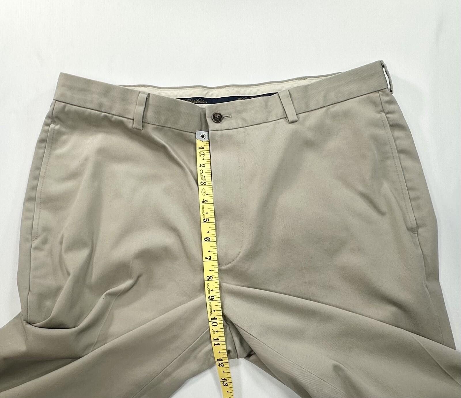 Brooks Brothers Brooks Bros Advantage Clark Cotton Chinos Brown Mens 37/30 Size US 37 - 4 Thumbnail
