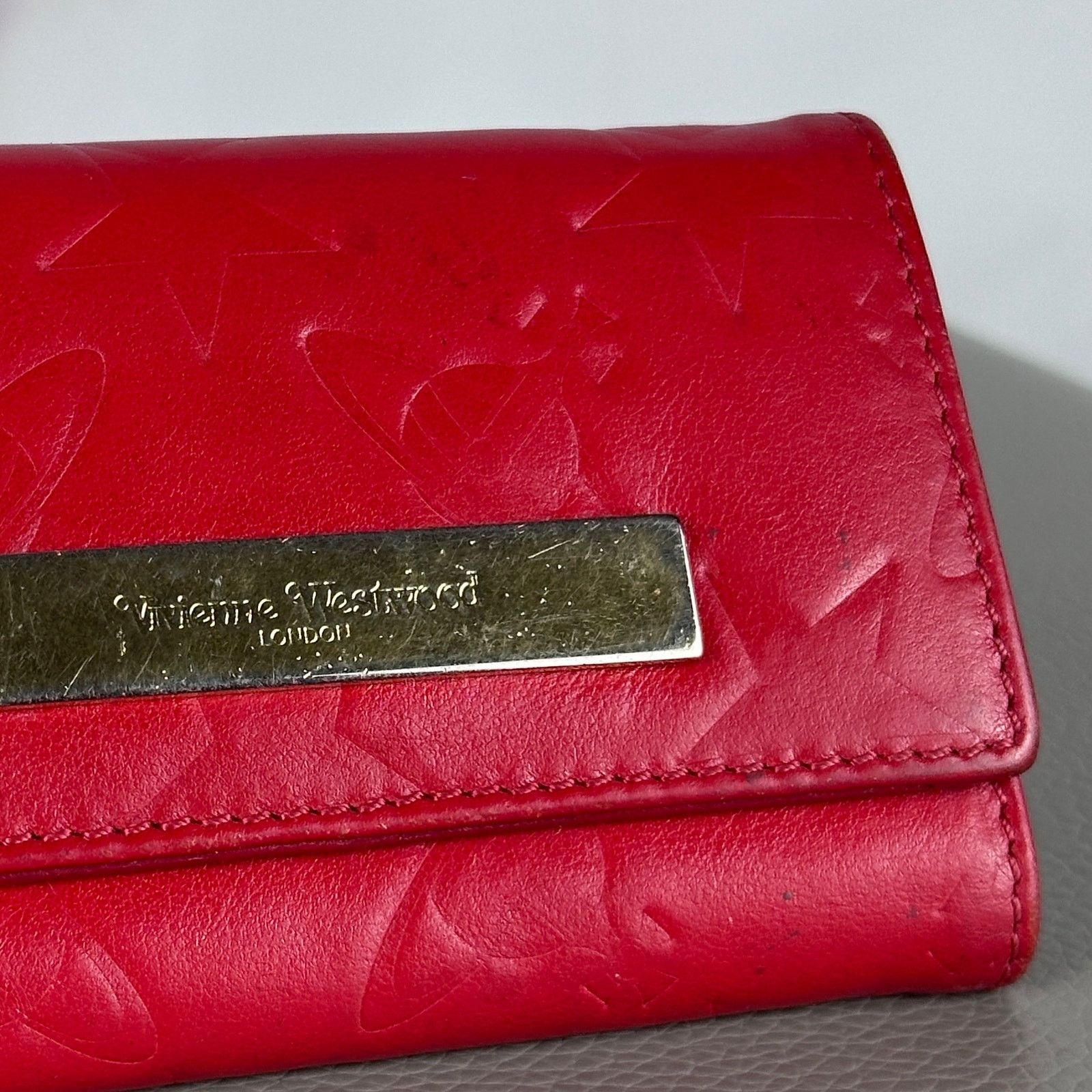 Vivienne Westwood Red Orb Embossed Keyholder Size ONE SIZE - 3 Thumbnail