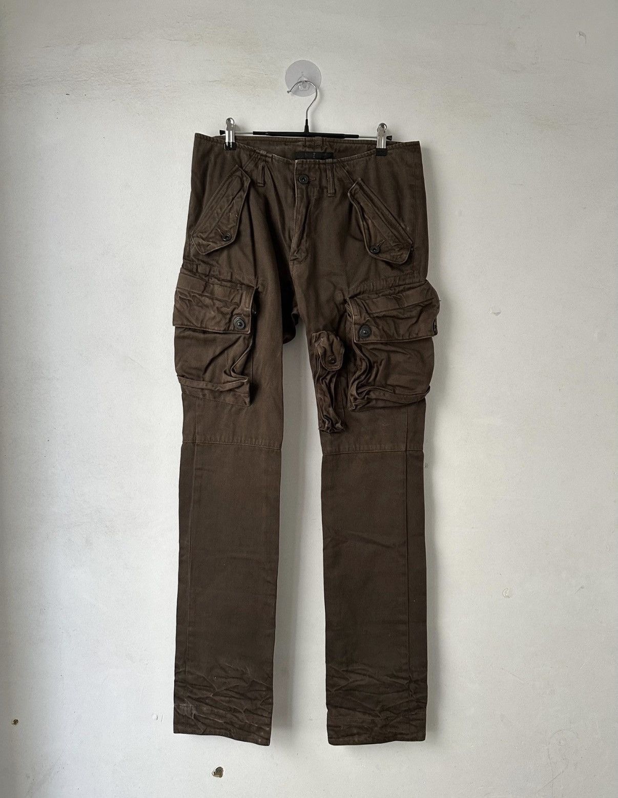 Julius Brown Cargo Pants with Multiple Pockets Size 32 Size US 32 / EU 48 - 1 Thumbnail