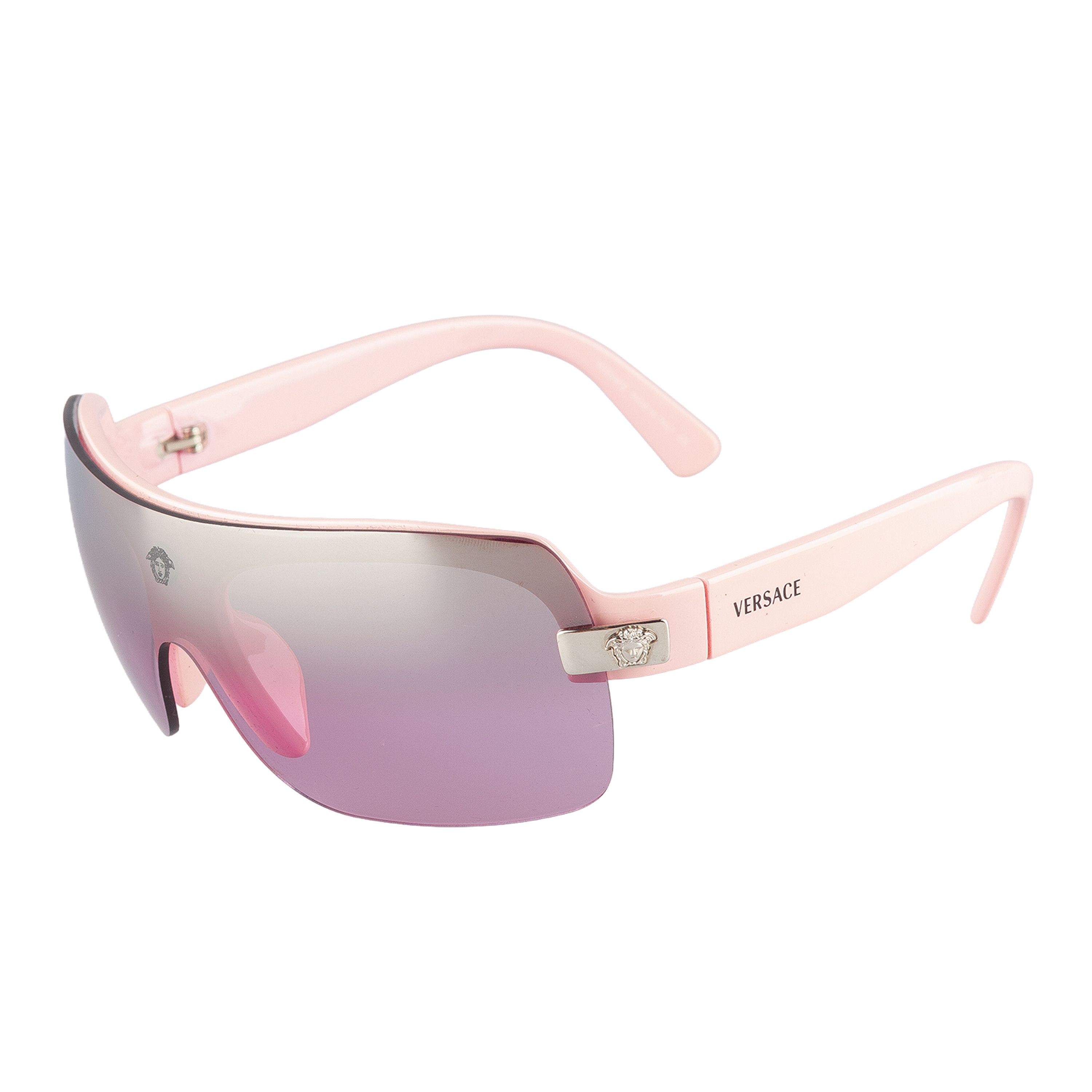 Versace Versace 4018-V 333/7A Pink Shield Sunglasses Size ONE SIZE - 2 Thumbnail