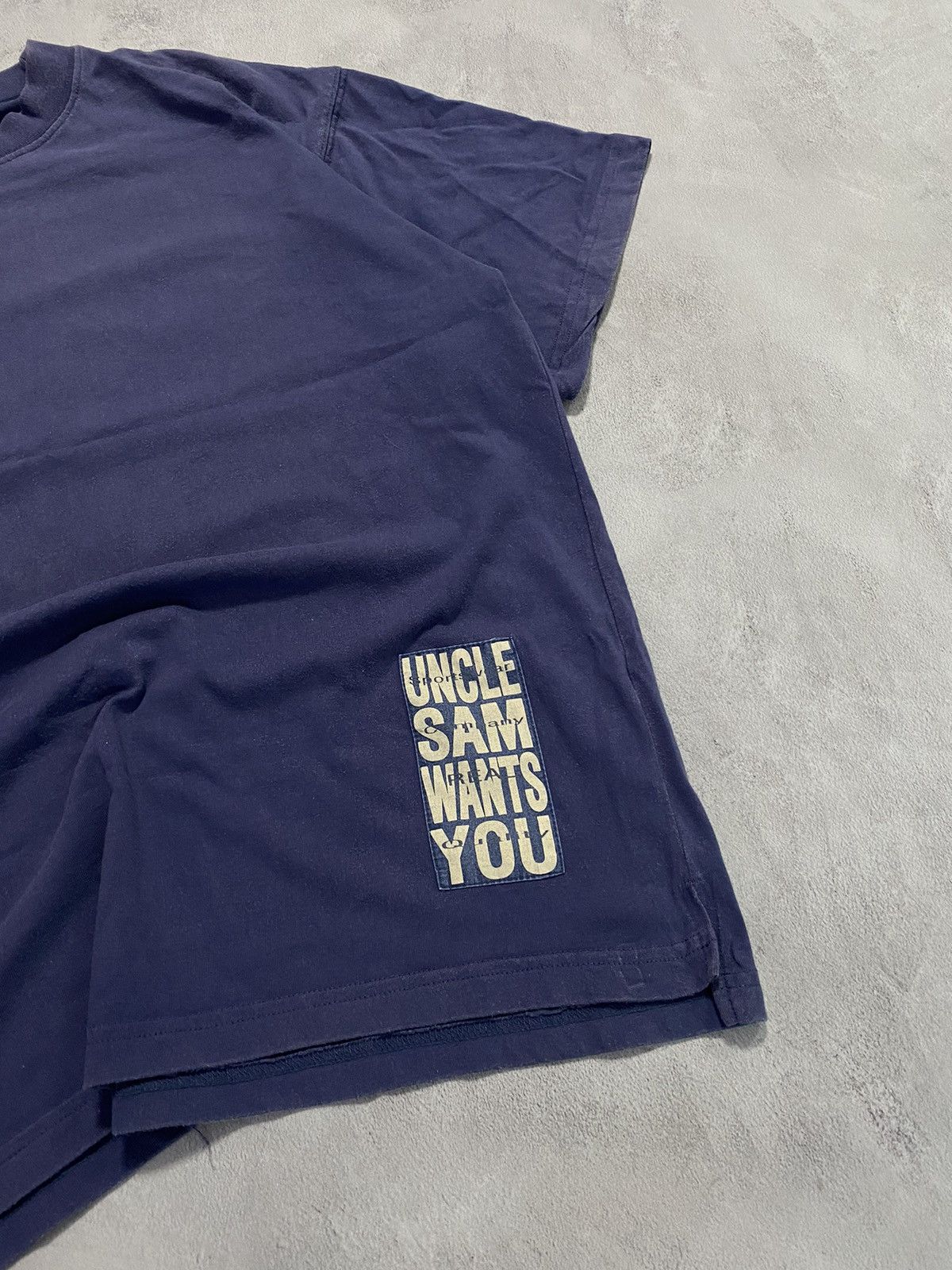 Vintage ♻️ Vintage 90s T Shirt Uncle Sam Wants You Size US XXL / EU 58 / 5 - 5 Thumbnail