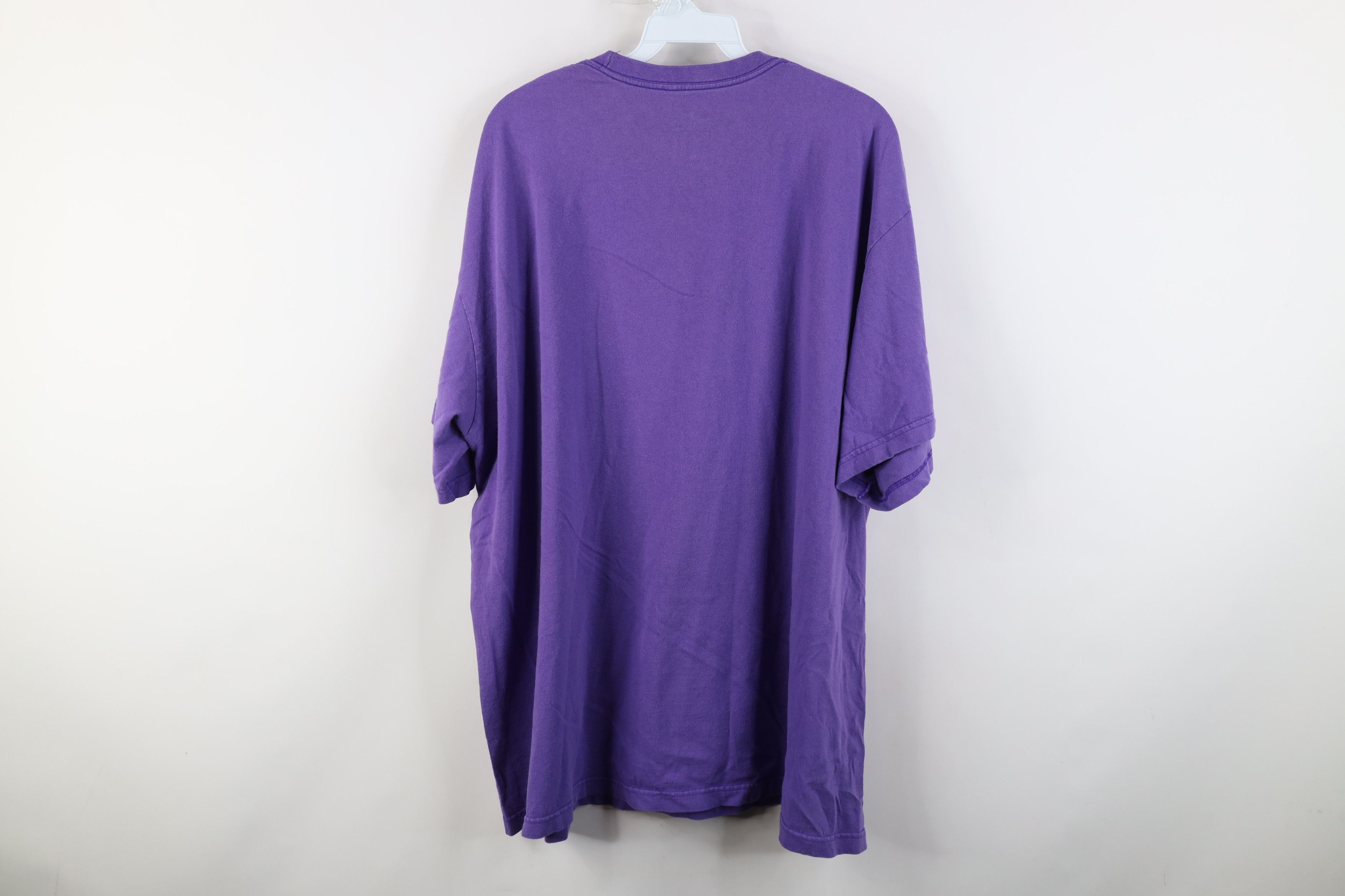 Nike Vintage Nike Scott Mini Swoosh Short Sleeve T-Shirt Purple Size US XXL / EU 58 / 5 - 11 Thumbnail