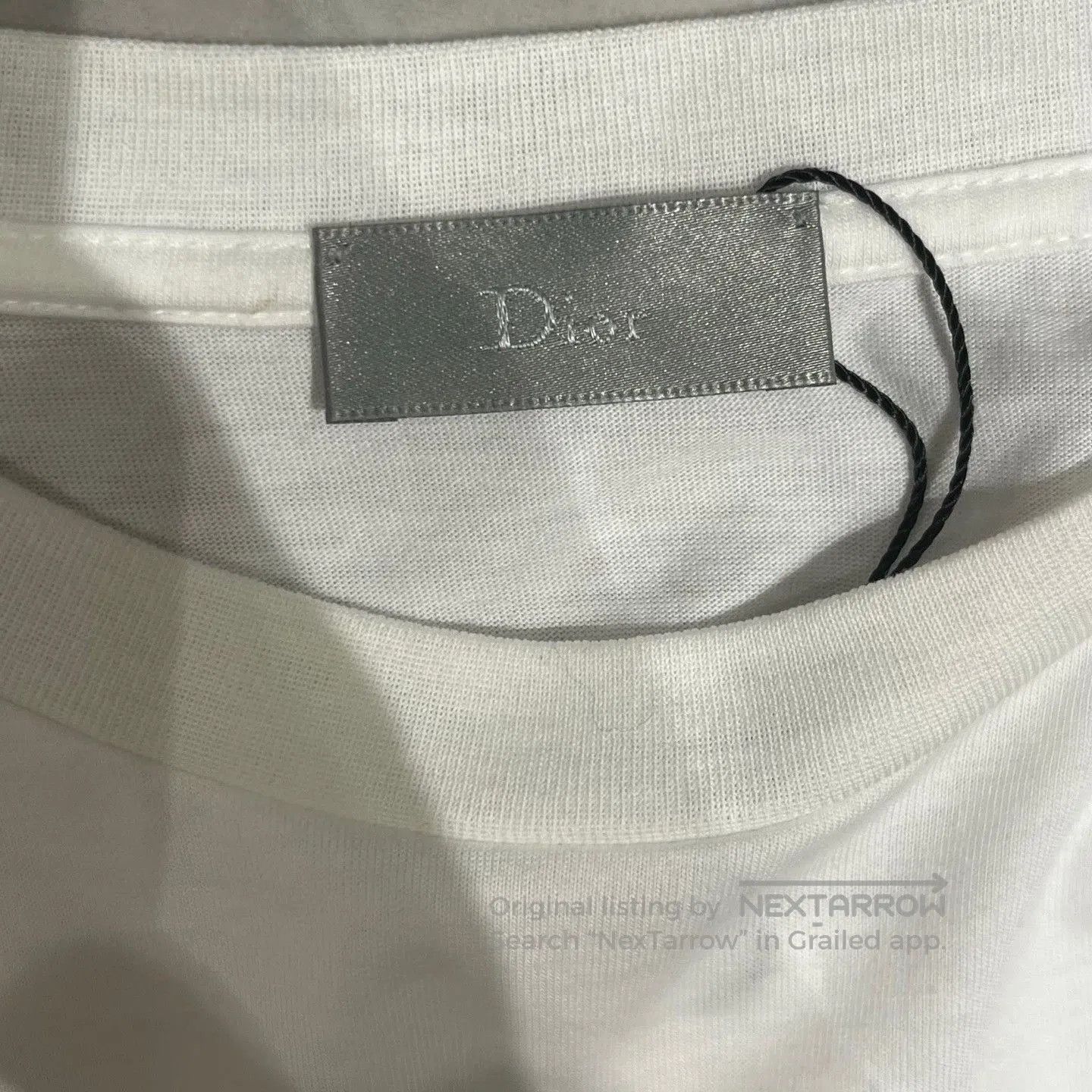 Dior classic white floral print t-shirt. Size US M / EU 48-50 / 2 - 3 Thumbnail